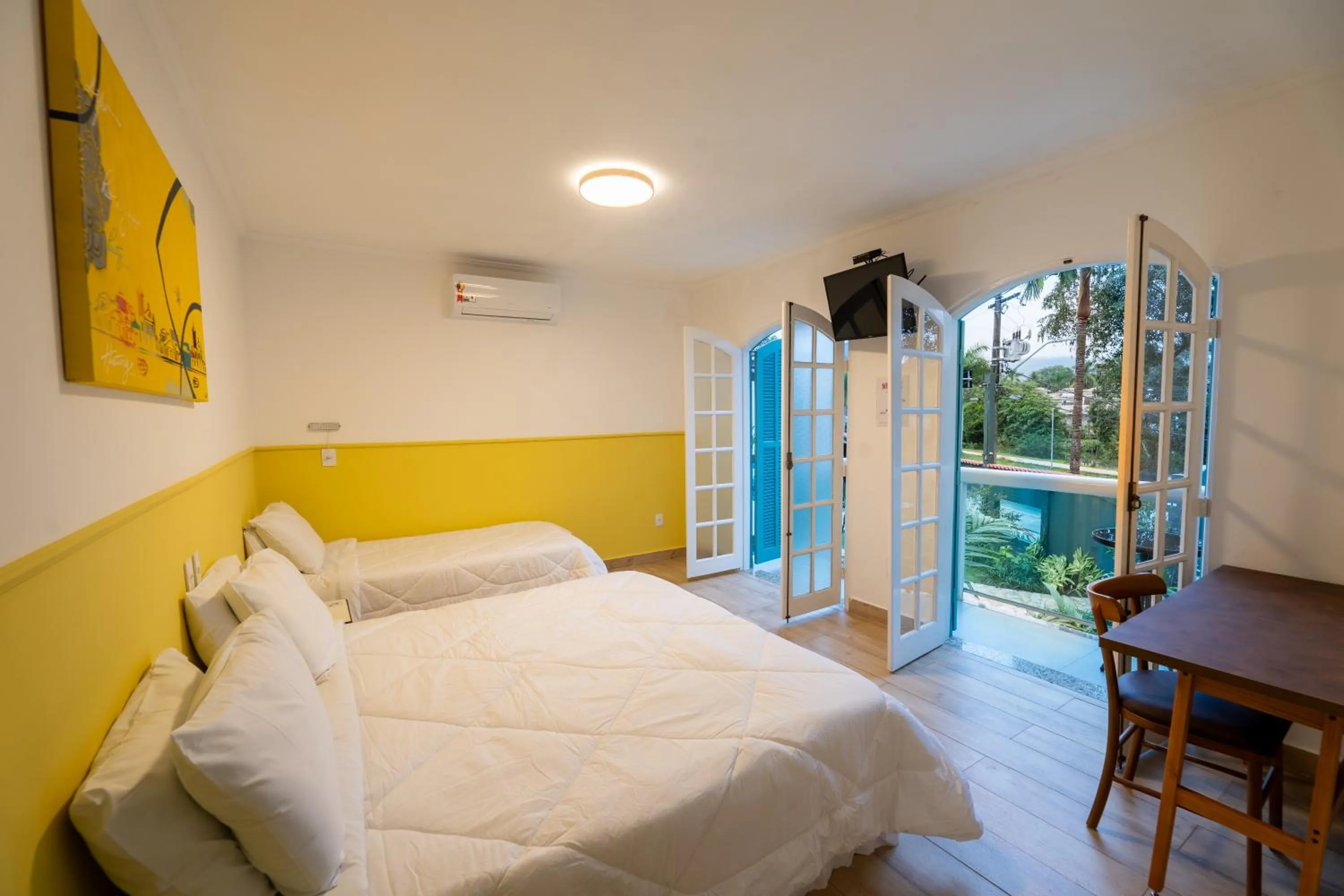 Bed in Pousada Cabore