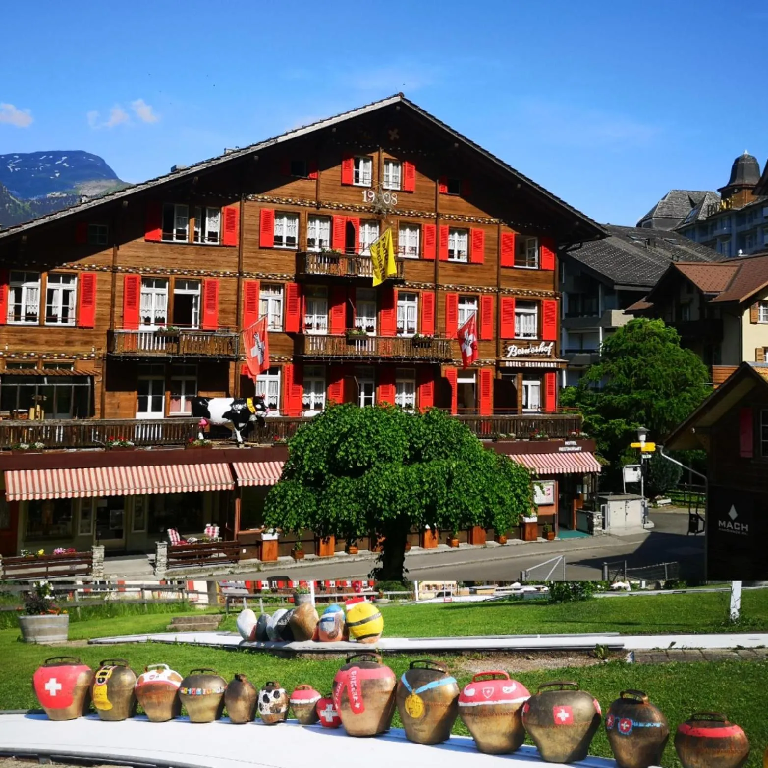 Property building in Swiss Lodge Hotel Bernerhof