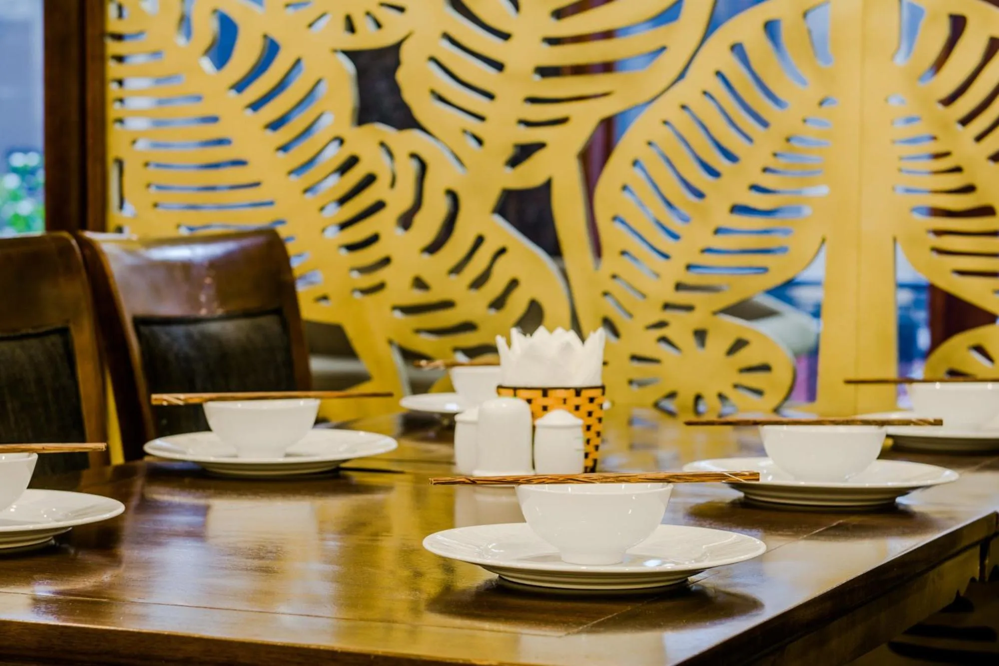 Decorative detail in Delta Sapa Hotel - Old Quarter Center