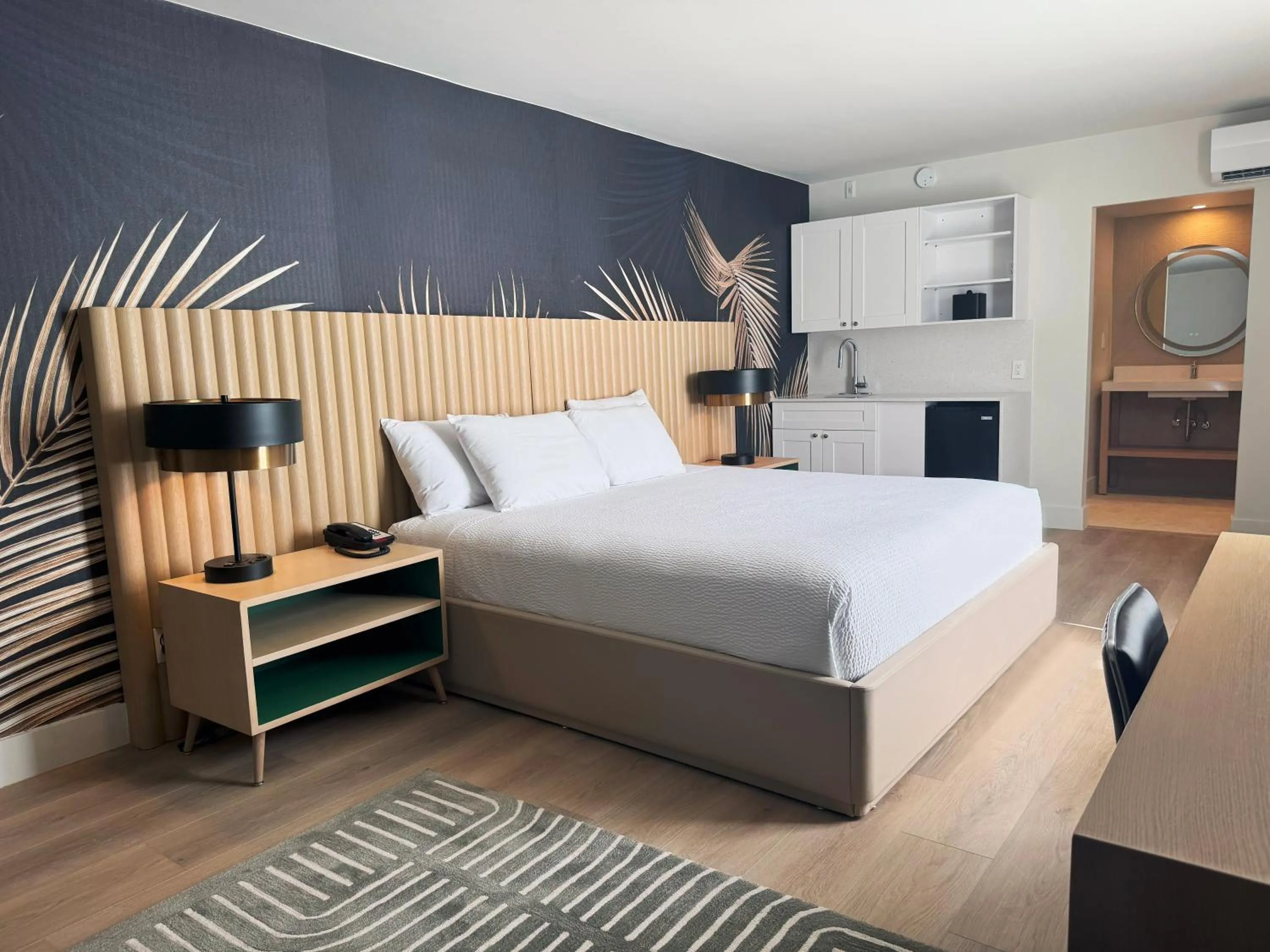 Bed in The Harrison Downtown Hollywood