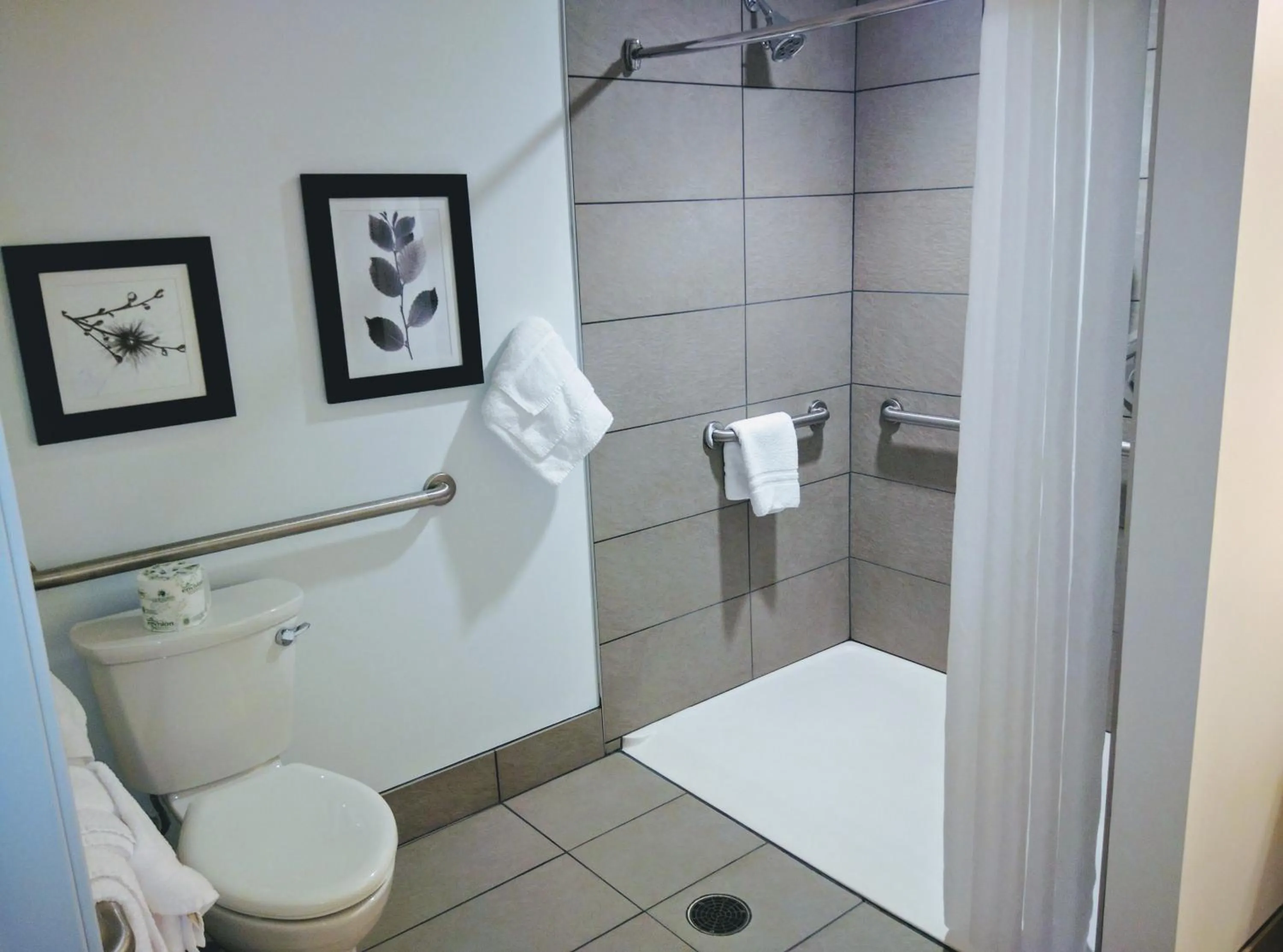 Shower in Country Inn & Suites by Radisson, Seattle-Tacoma International Airport, WA