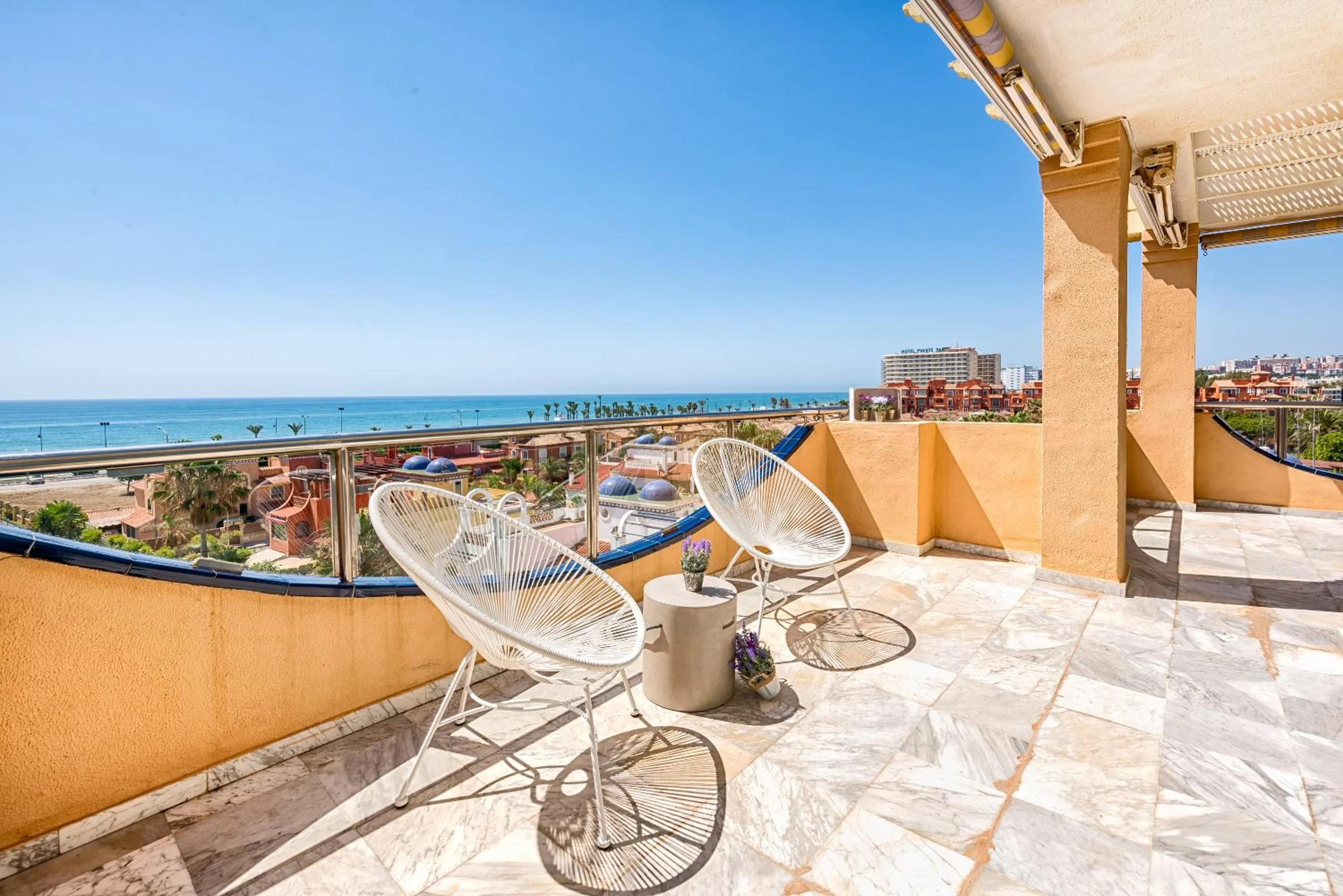 Balcony/Terrace in iloftmalaga Ático Playa de los Álamos