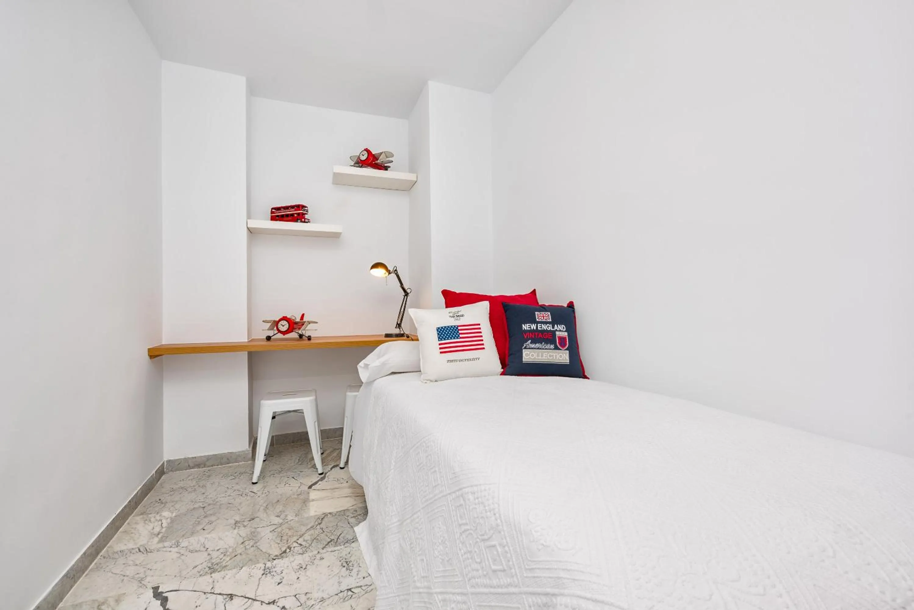 Bedroom, Bed in iloftmalaga Ático Playa de los Álamos