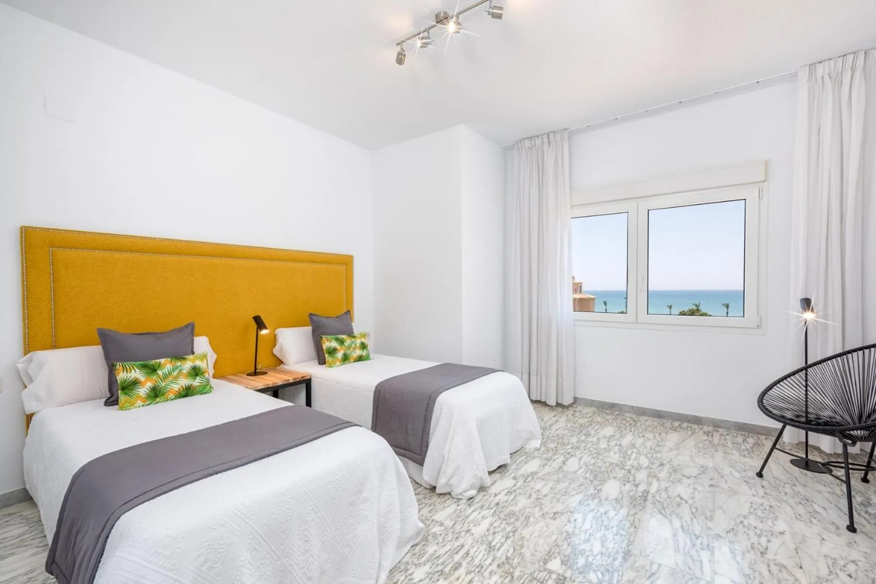 Bedroom, Bed in iloftmalaga Ático Playa de los Álamos