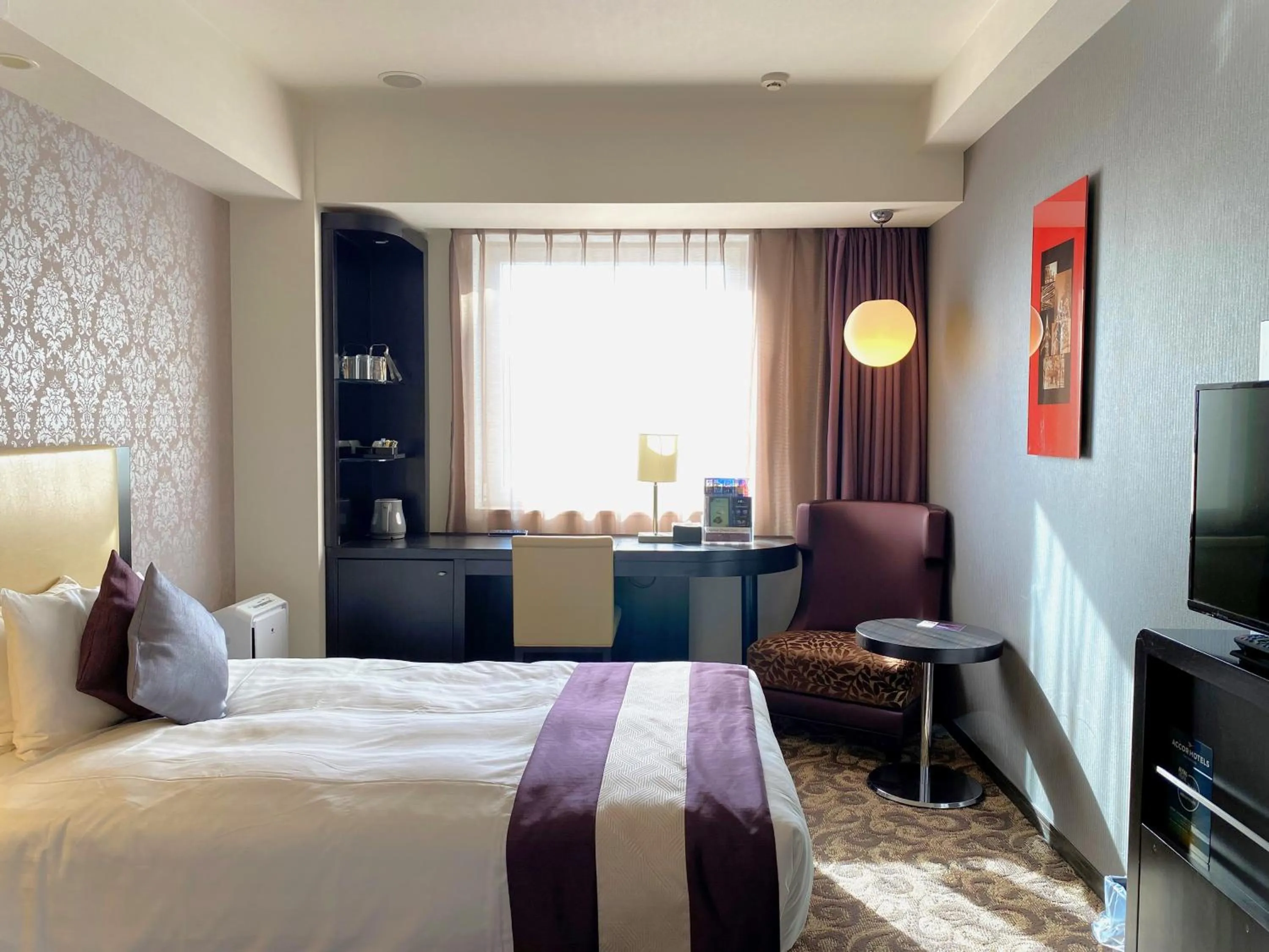 Bed in Mercure Sapporo