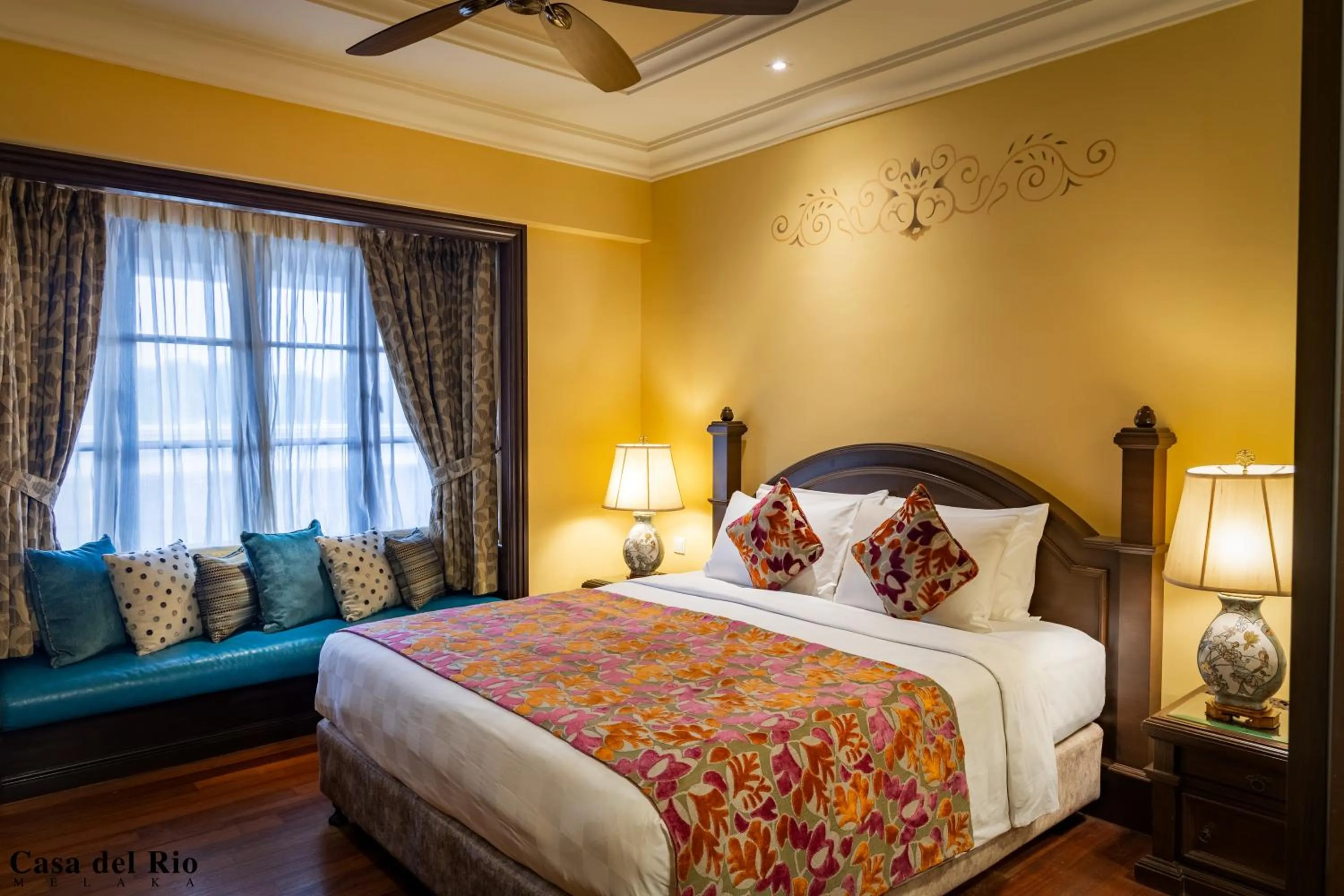 Bed in Casa del Rio Melaka