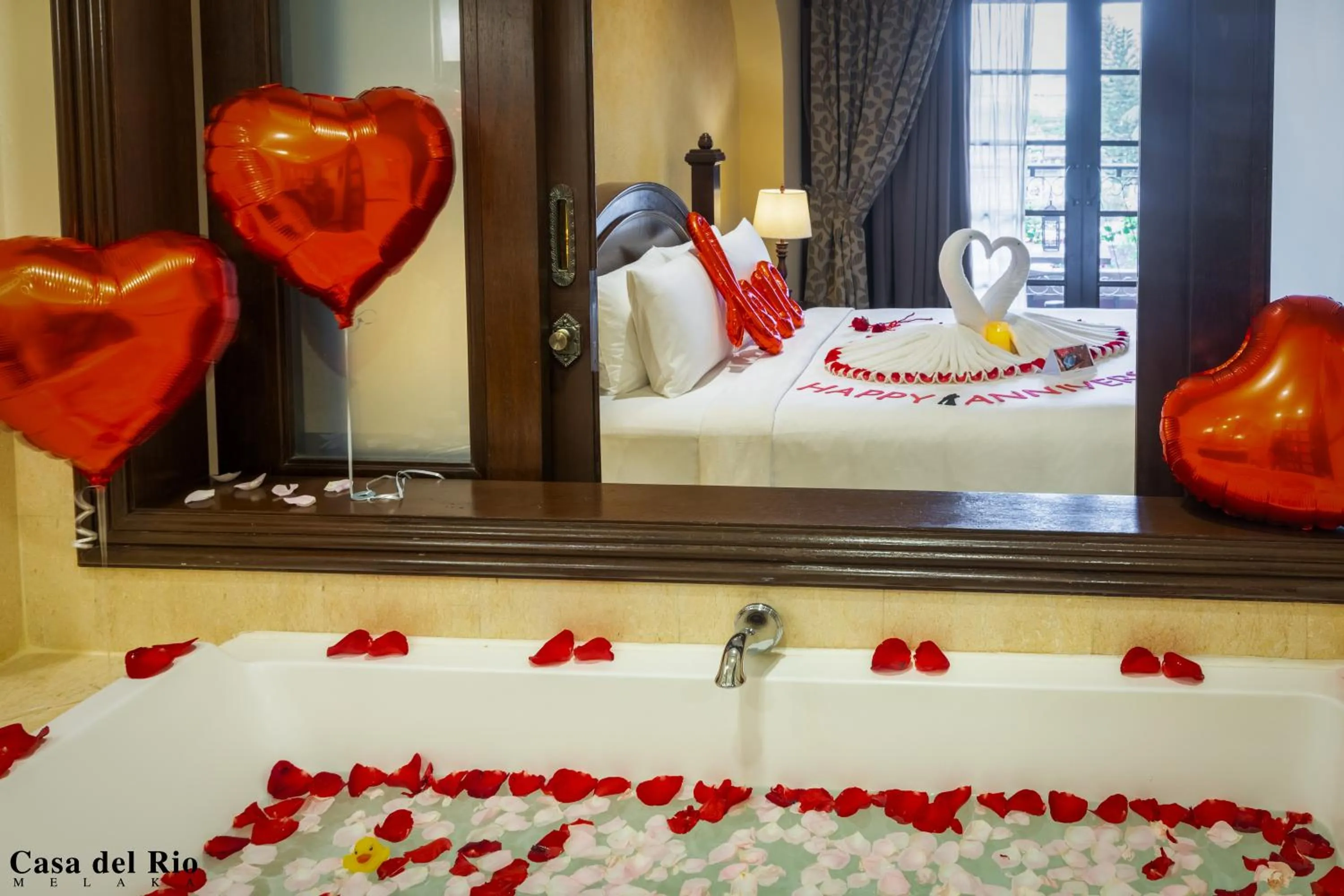 Bed in Casa del Rio Melaka