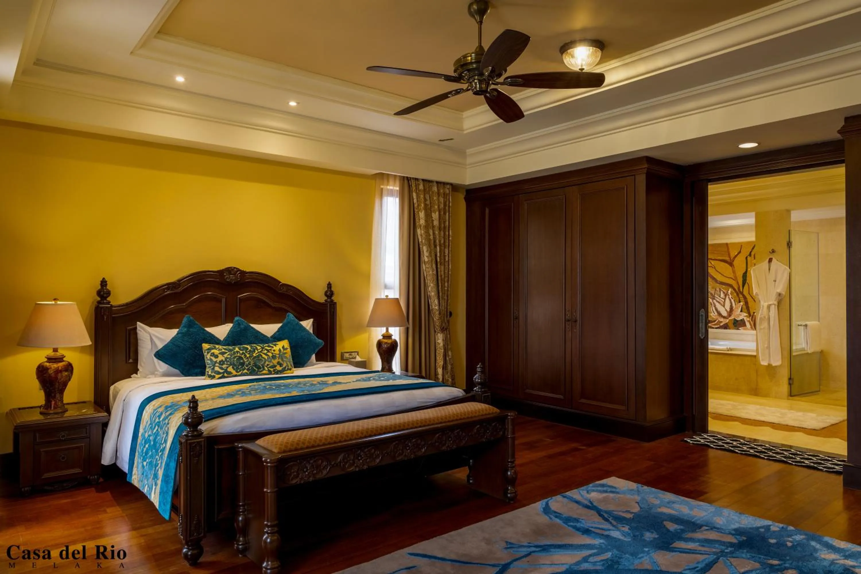 Bed in Casa del Rio Melaka