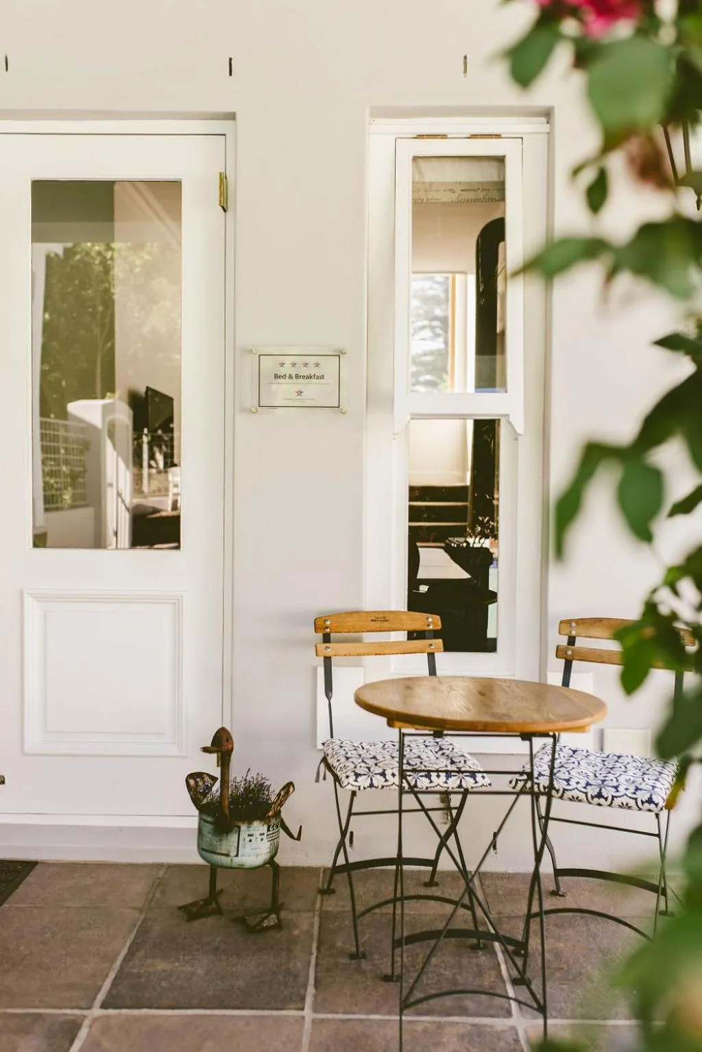 Patio in The Victorian Goose