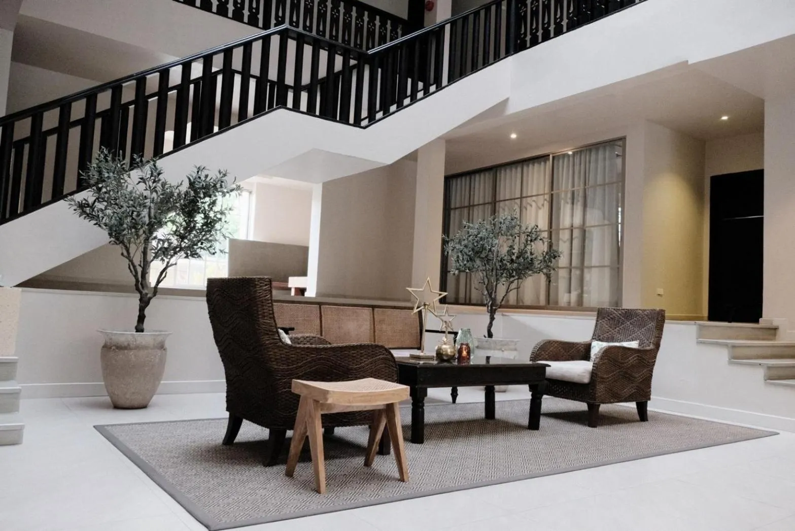 Seating area in The 3sis Hotel