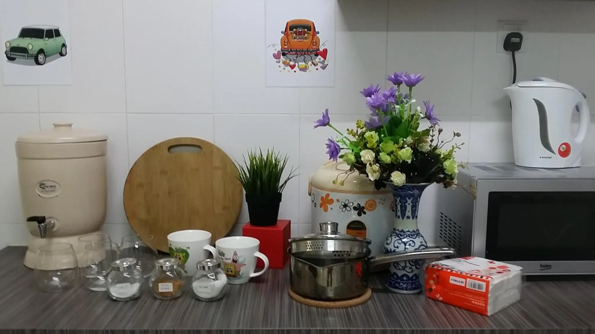Kitchen or kitchenette in Homestay@AEON Desa Tebrau