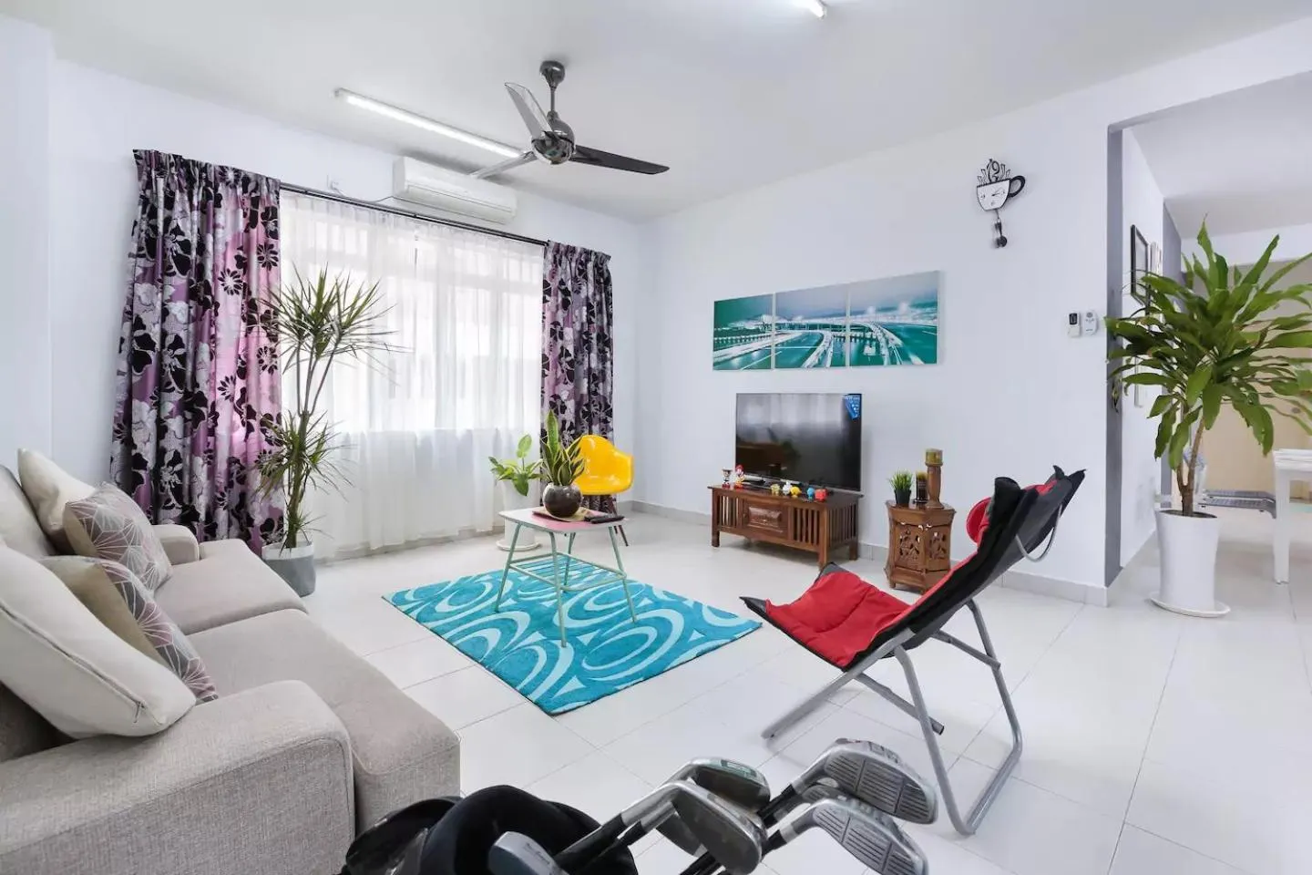 Living room in Homestay@AEON Desa Tebrau