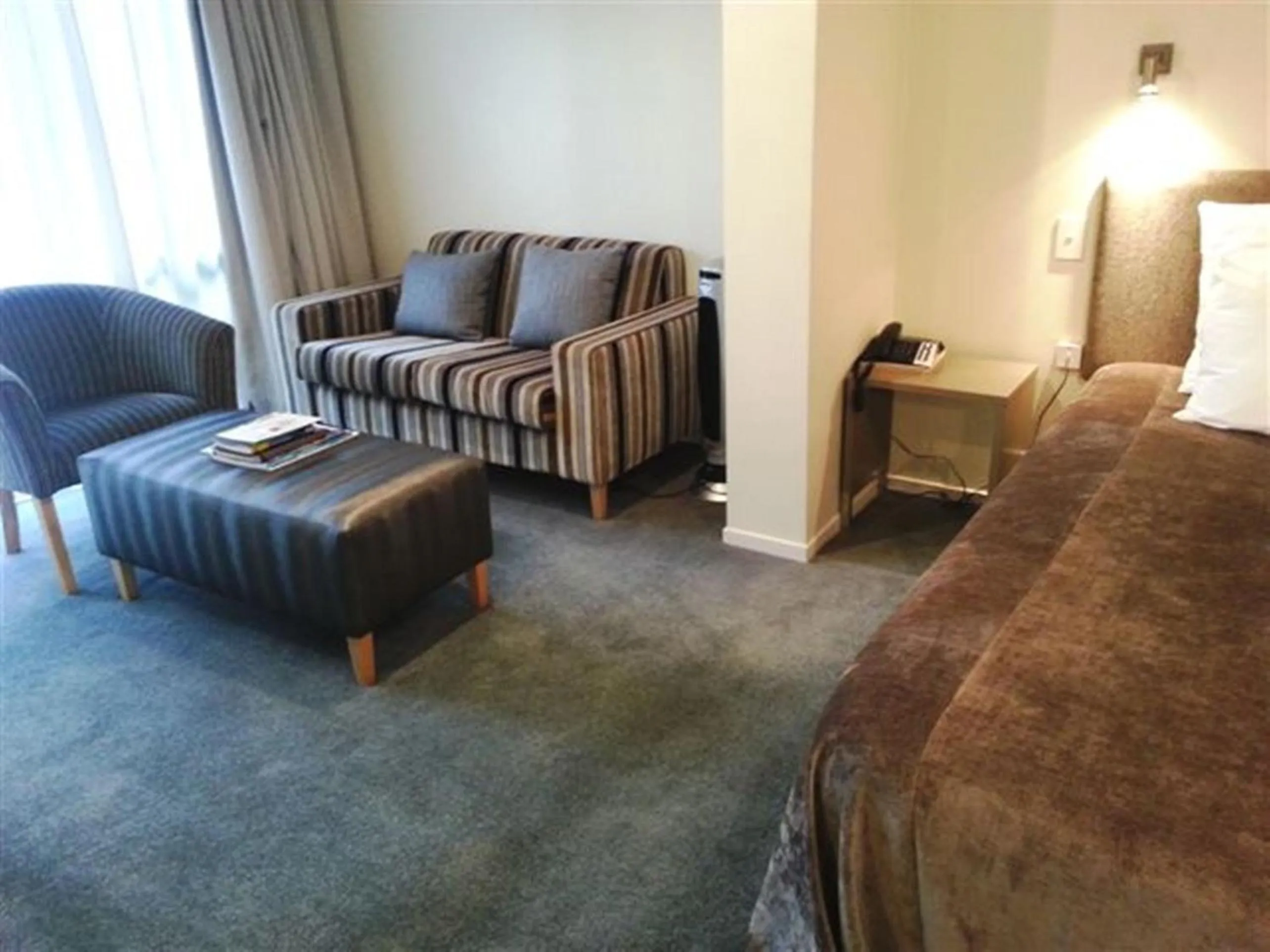 Decorative detail, Bed in Marineland Beachfront Accommodation