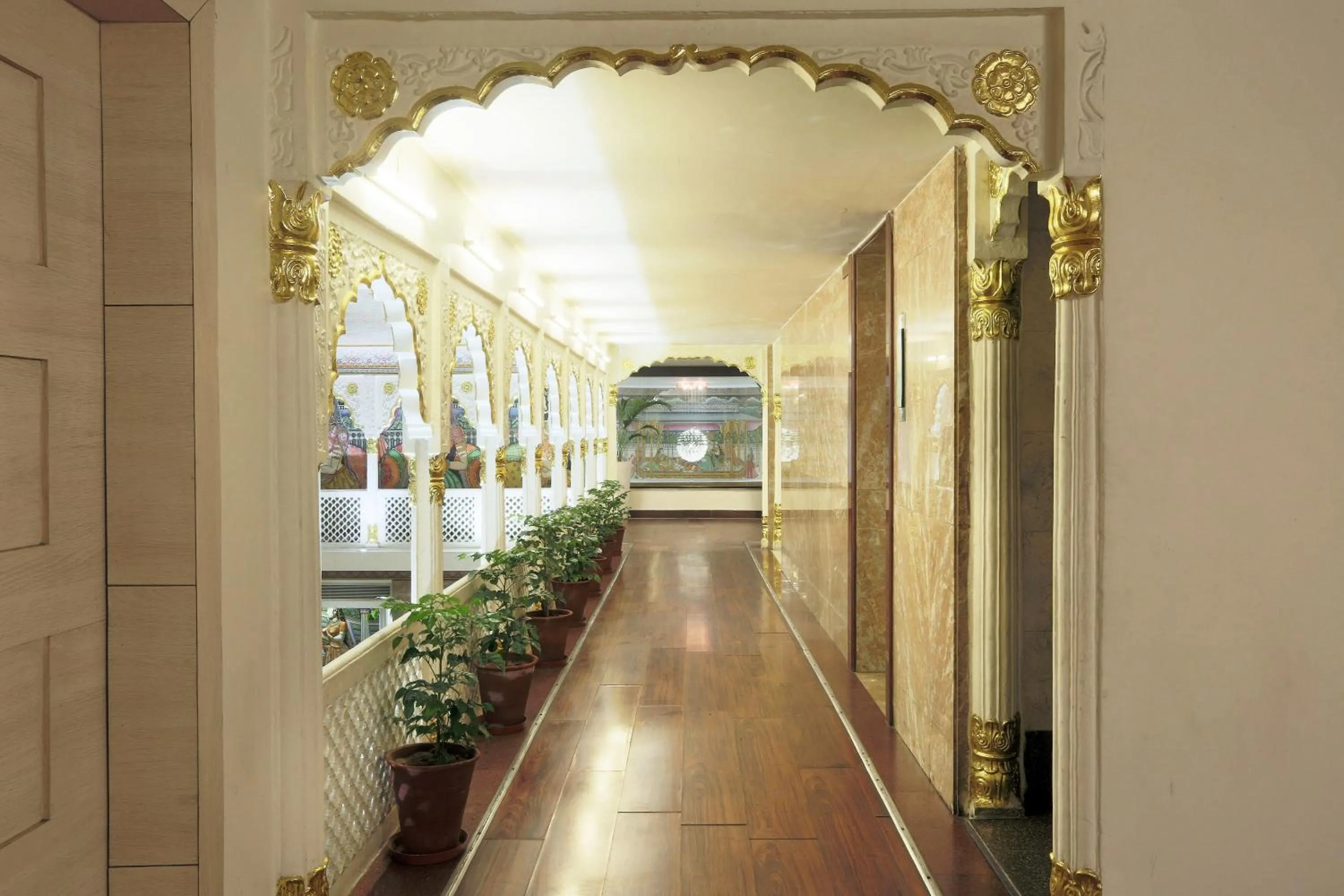 Decorative detail in Vesta Maurya Palace