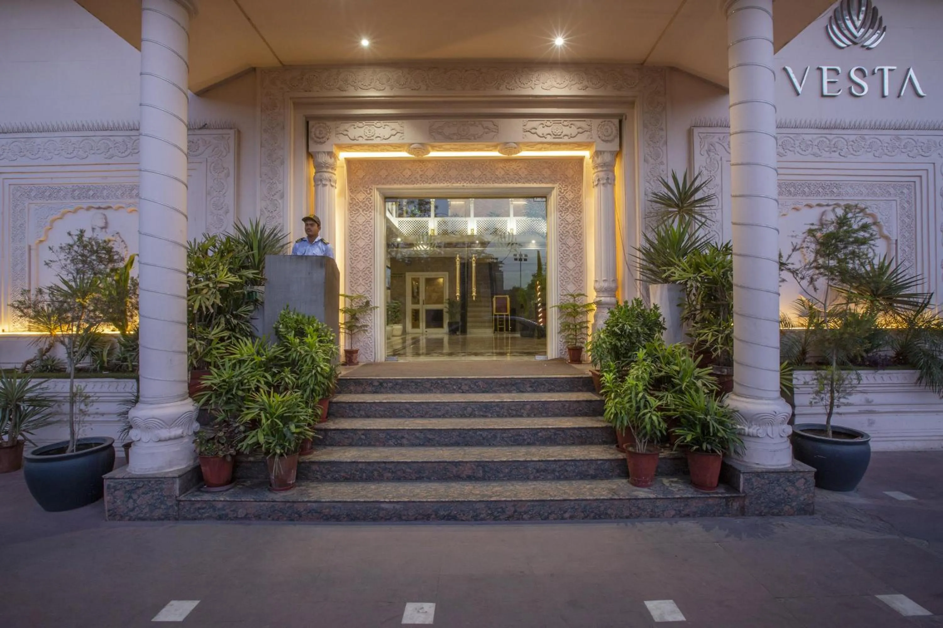 Facade/entrance in Vesta Maurya Palace