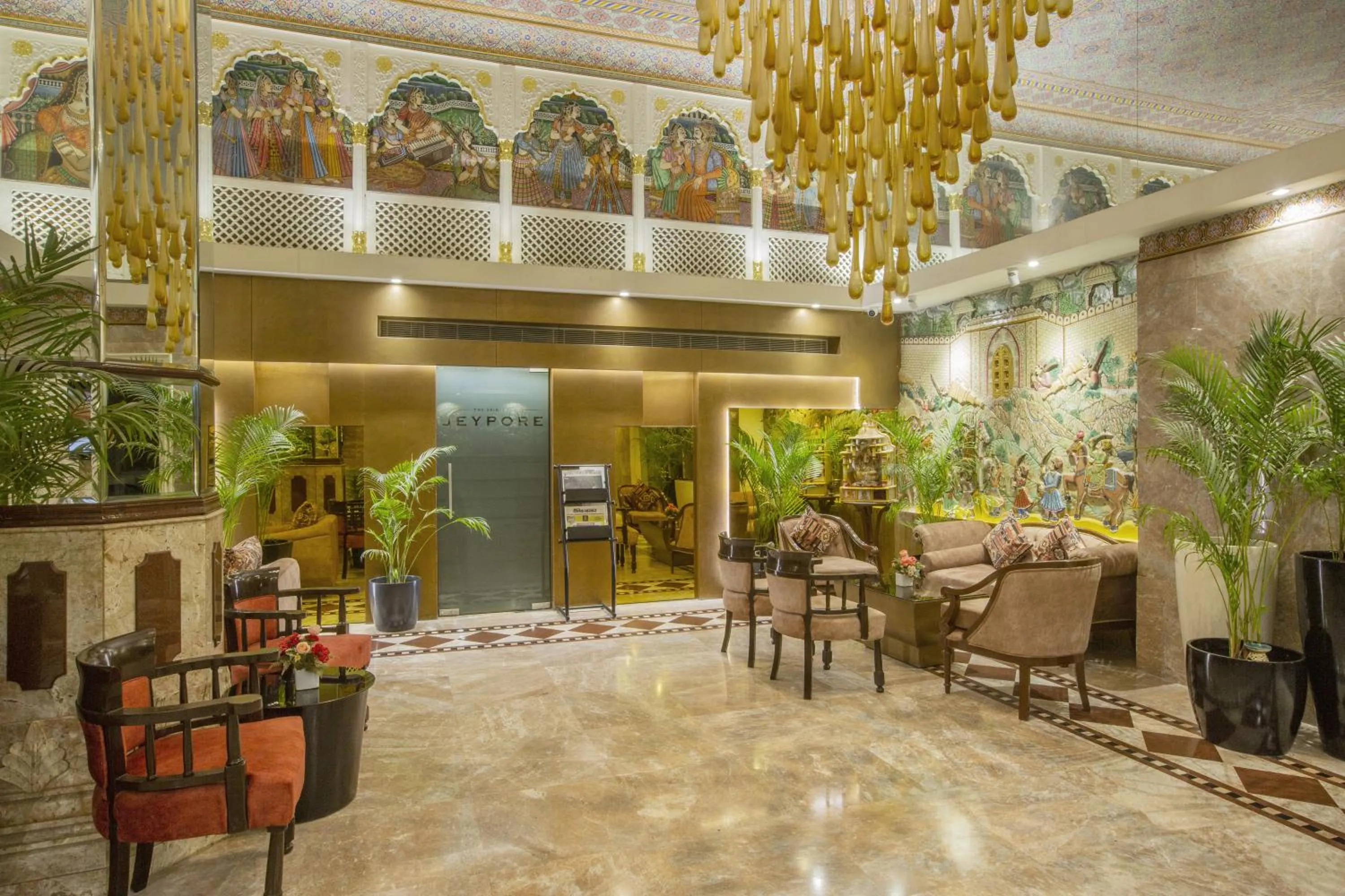 Lobby or reception in Vesta Maurya Palace