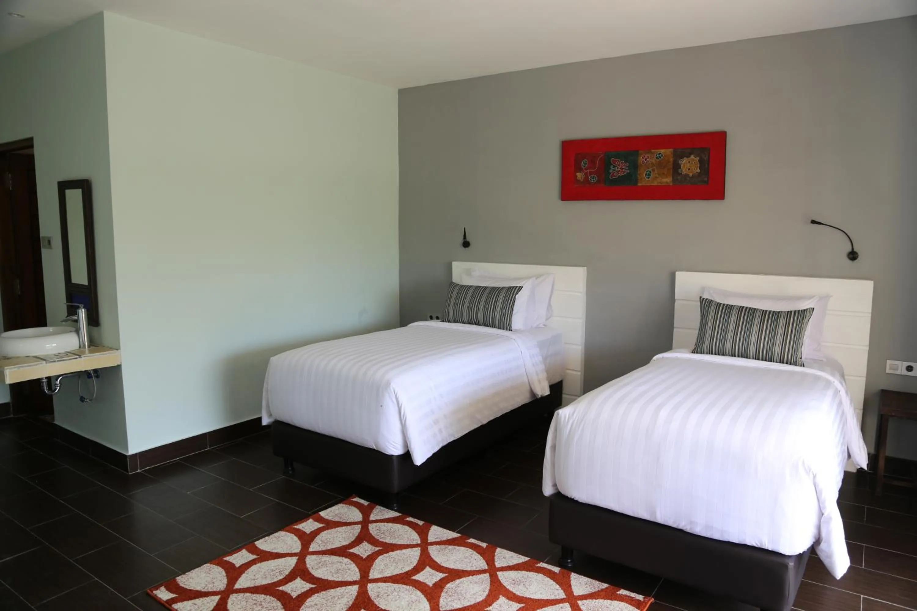 Bed in Borobudurhills