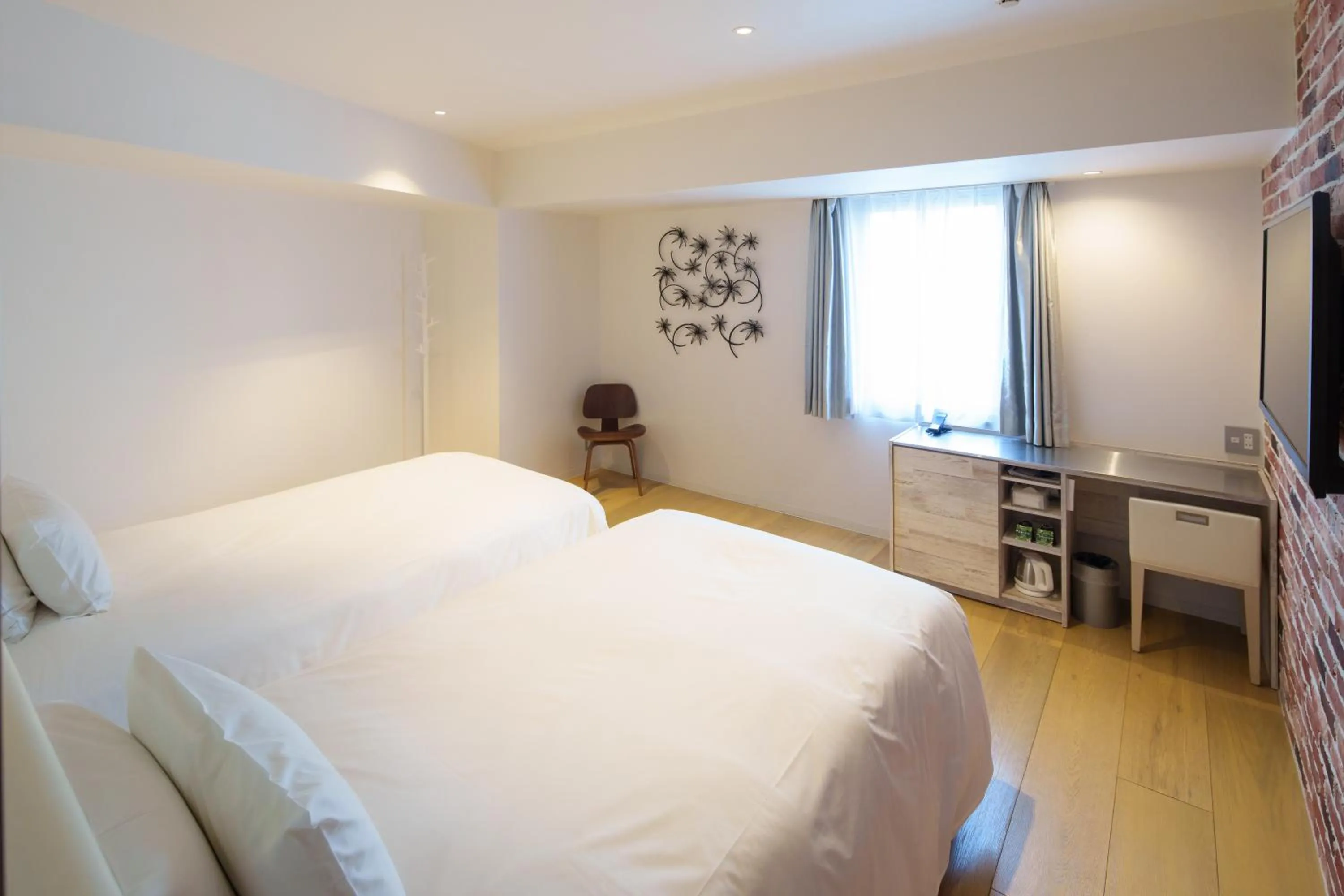 Bed in EN Hotel Shibuya