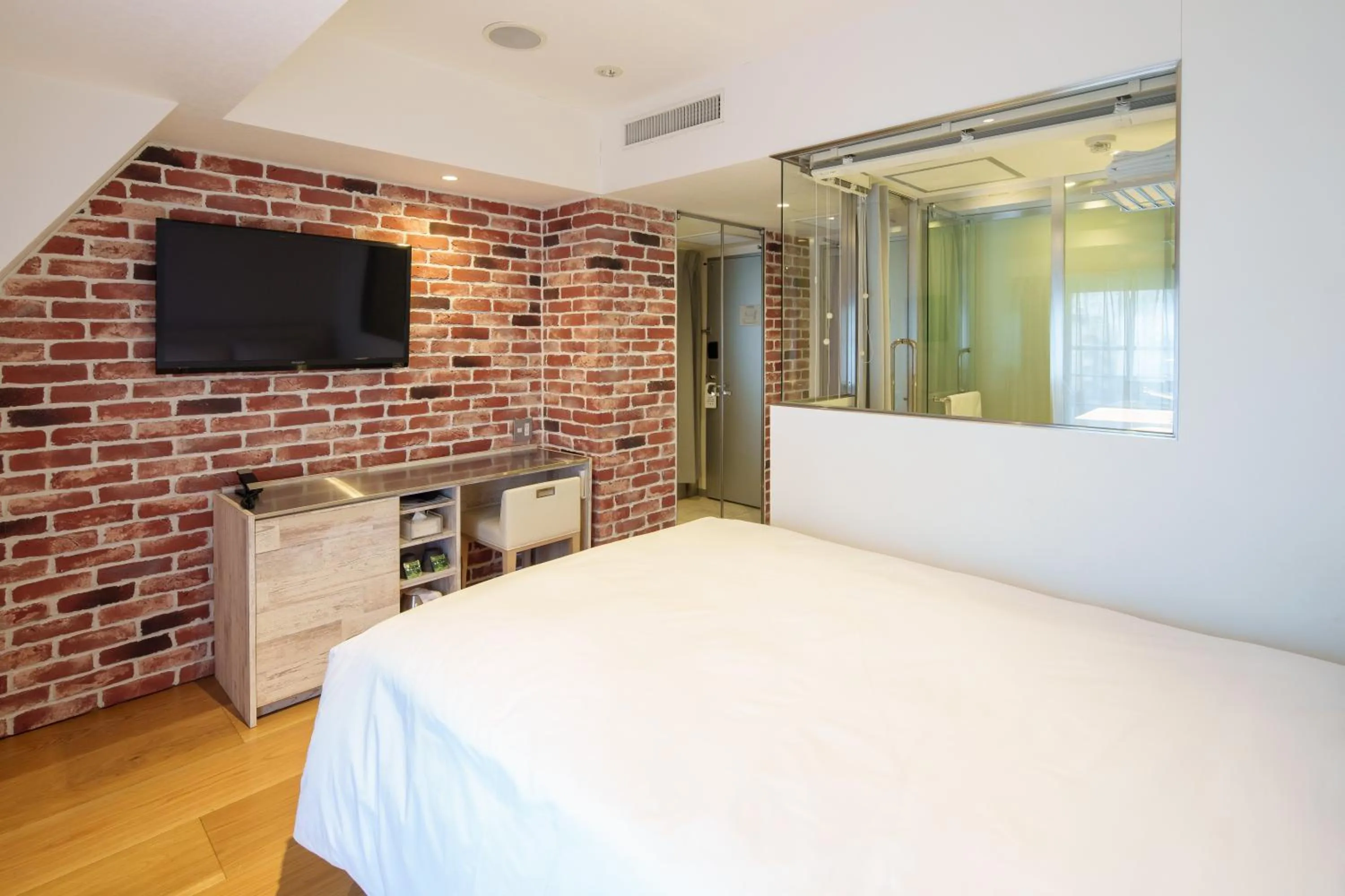 Bed in EN Hotel Shibuya