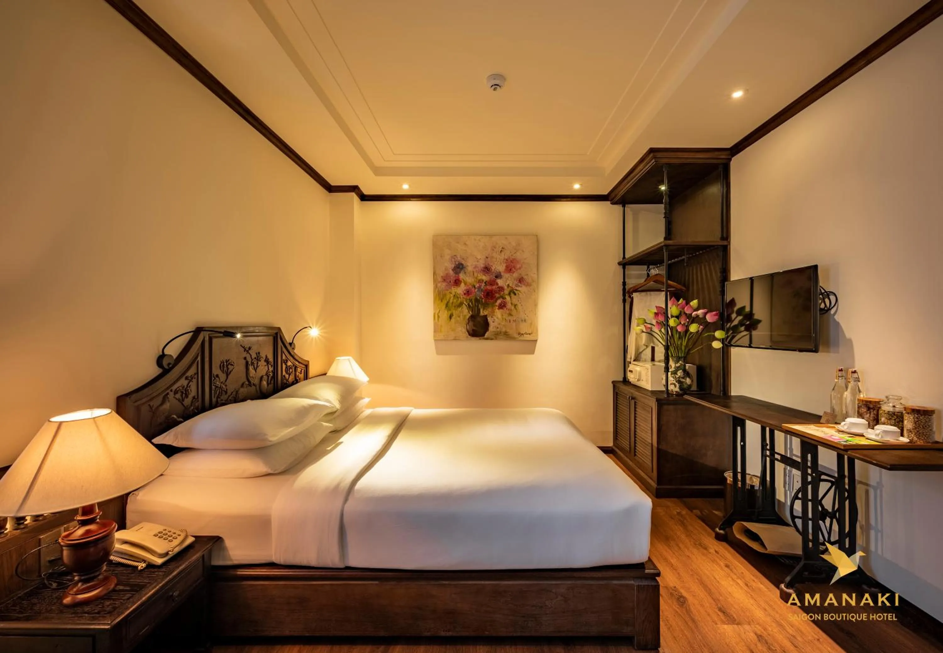 Bedroom, Bed in Amanaki Saigon Boutique Hotel