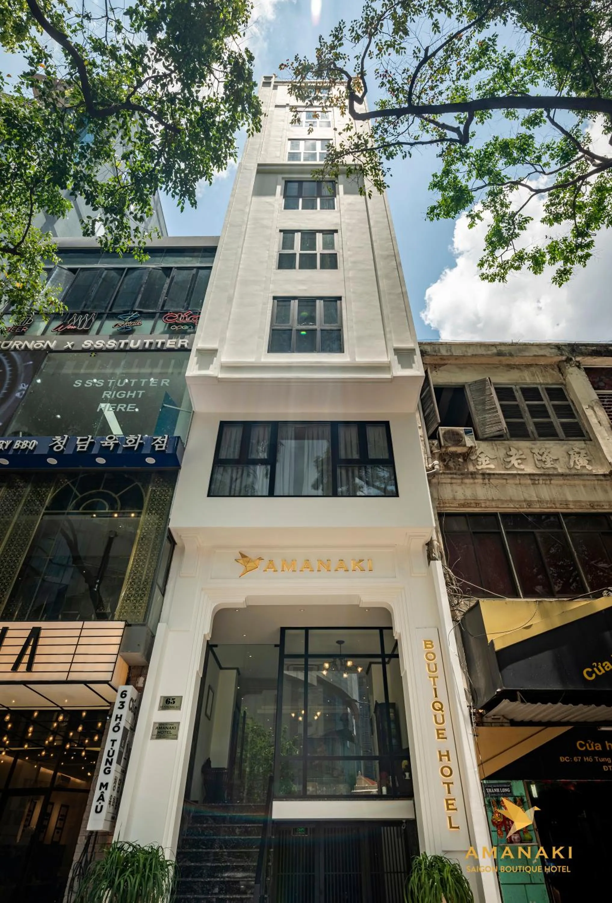 Property building in Amanaki Saigon Boutique Hotel