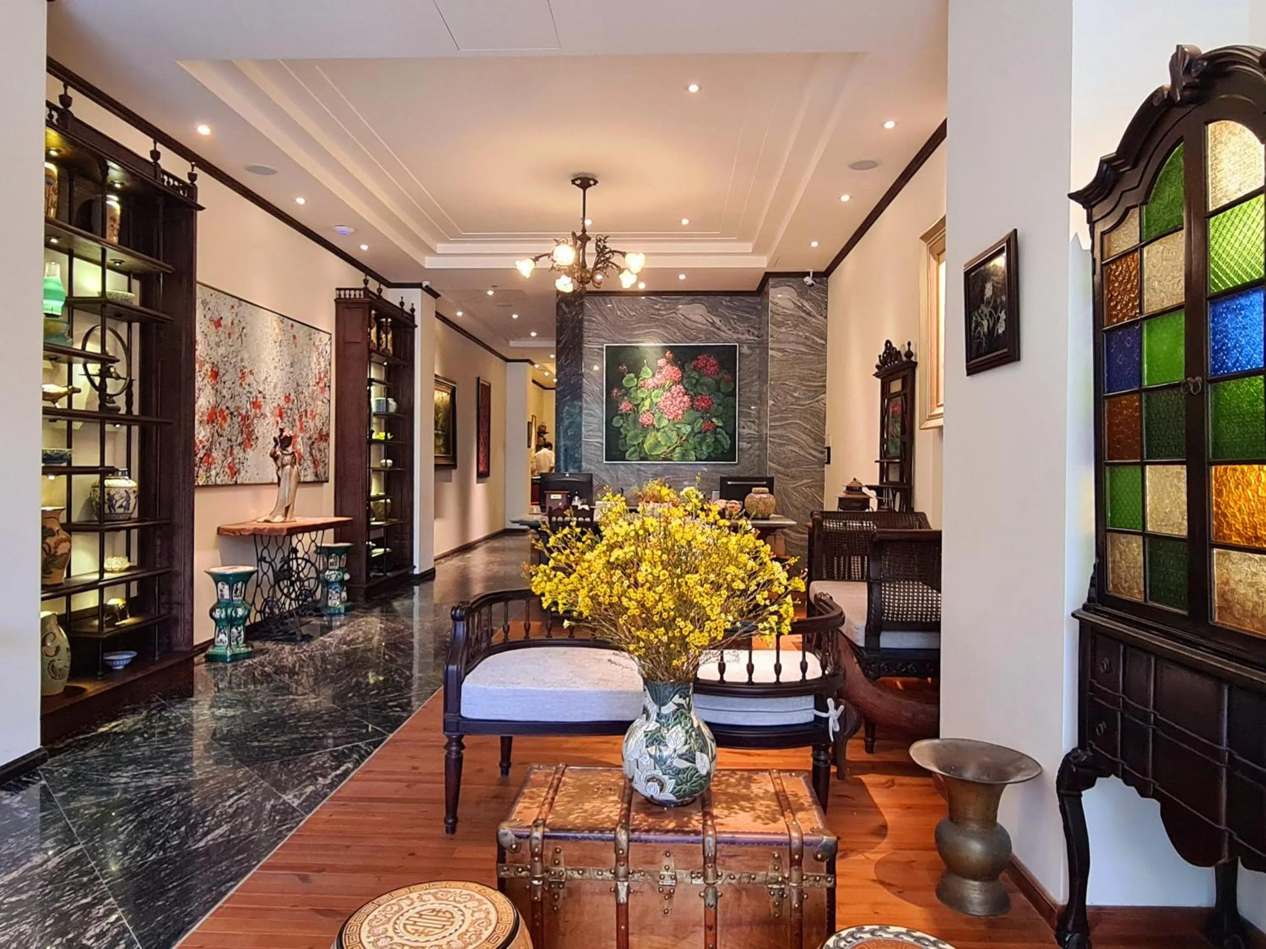 Lobby or reception in Amanaki Saigon Boutique Hotel