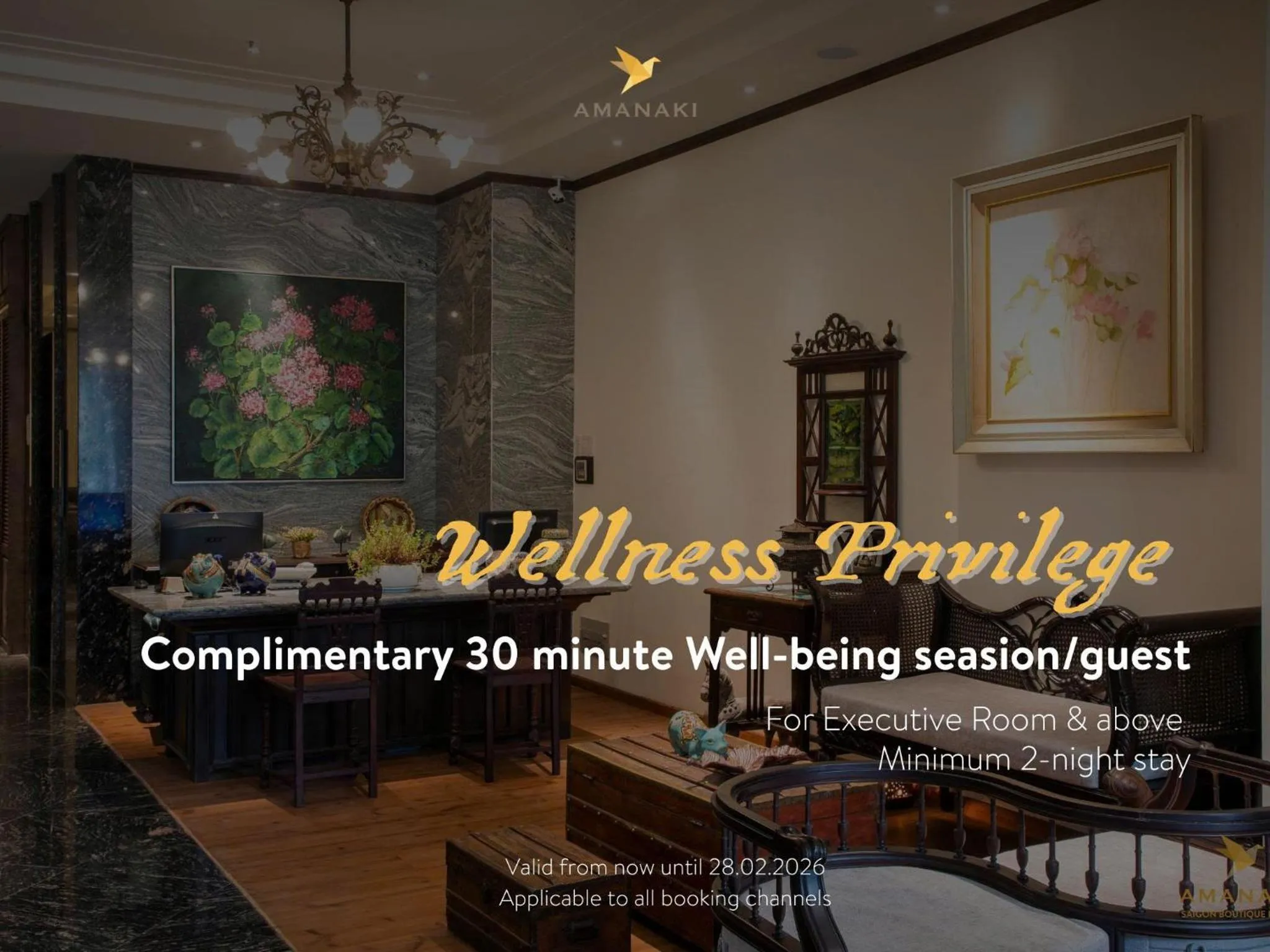 Property building in Amanaki Saigon Boutique Hotel