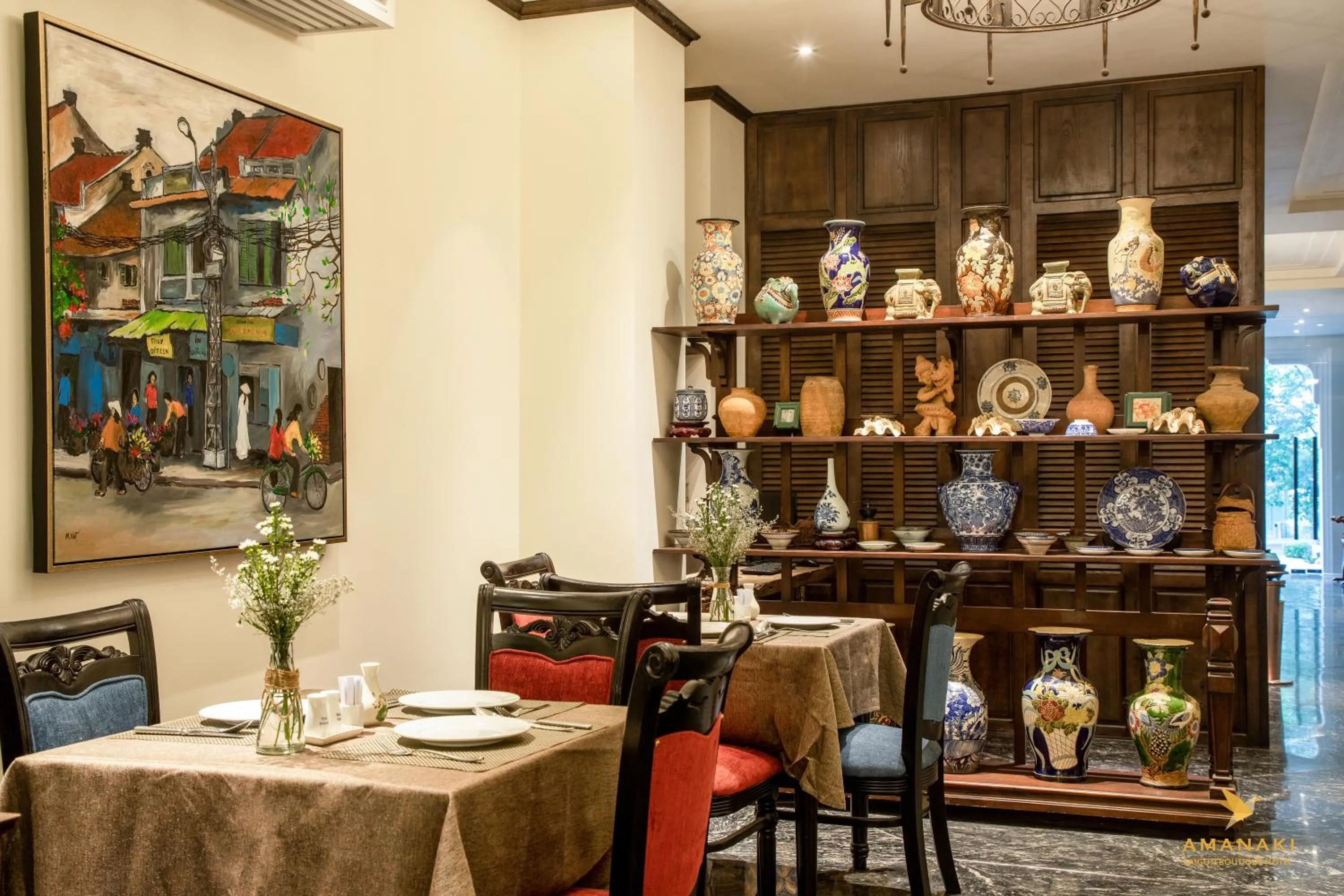Restaurant/places to eat in Amanaki Saigon Boutique Hotel