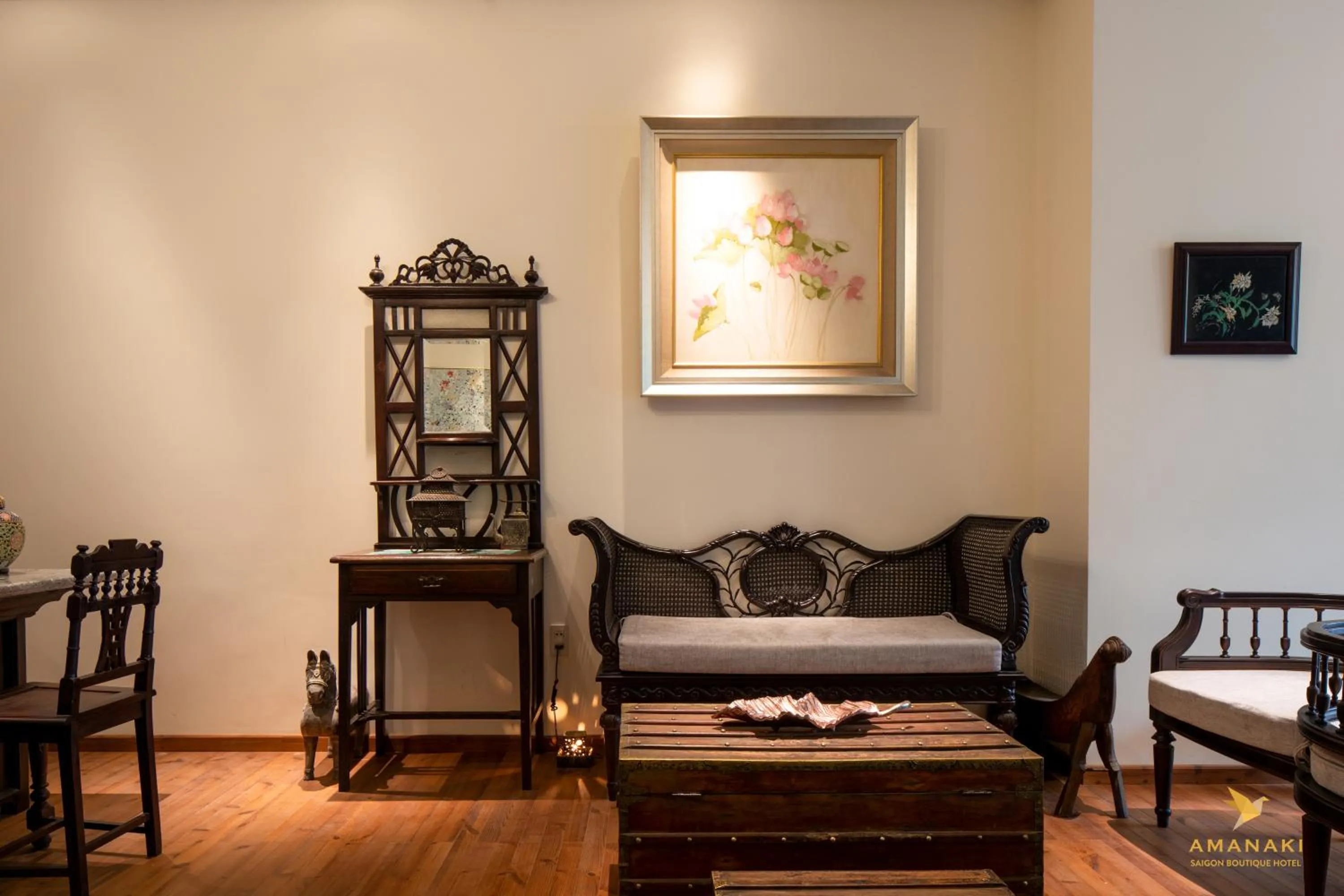 Lobby or reception in Amanaki Saigon Boutique Hotel