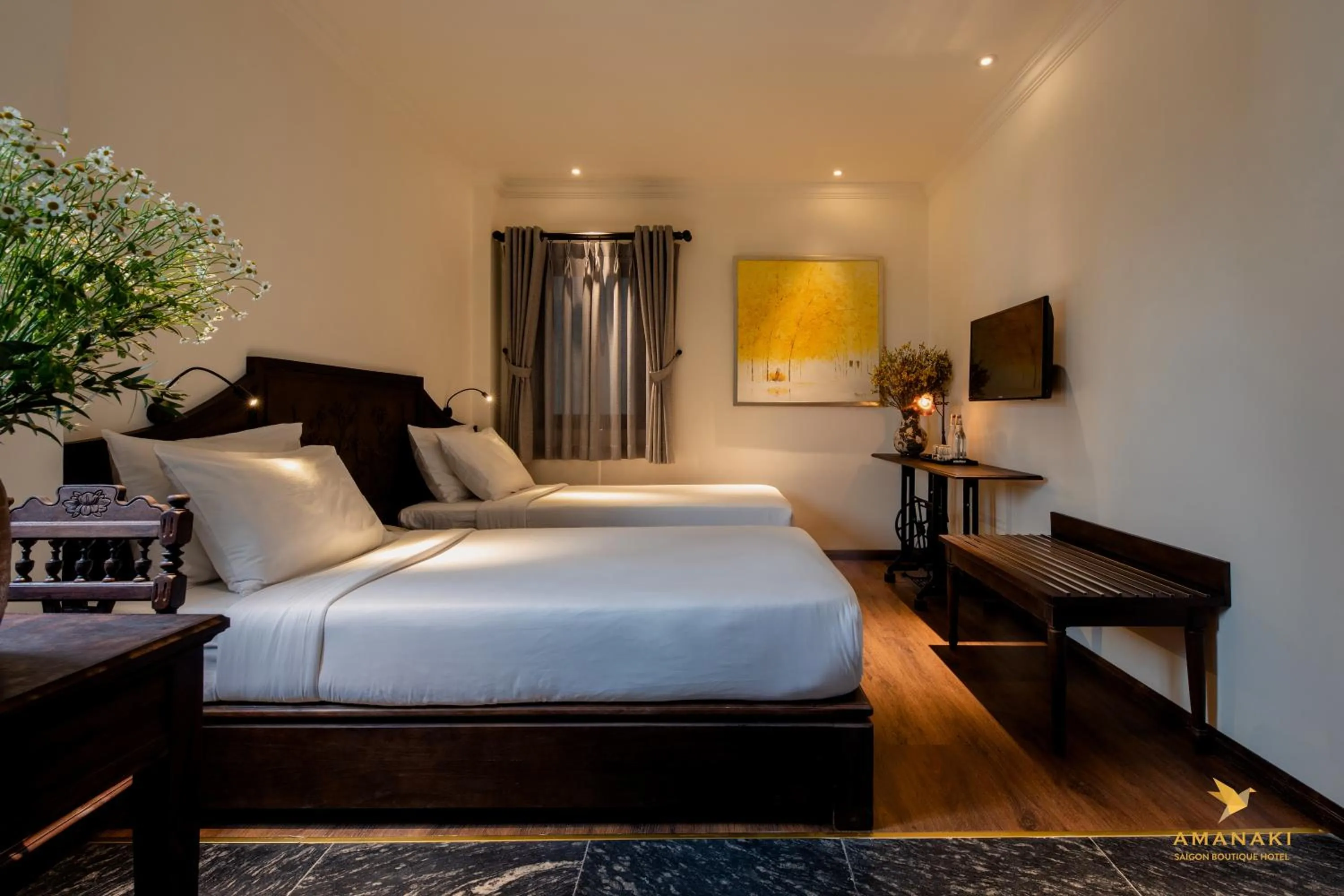 Bedroom, Bed in Amanaki Saigon Boutique Hotel