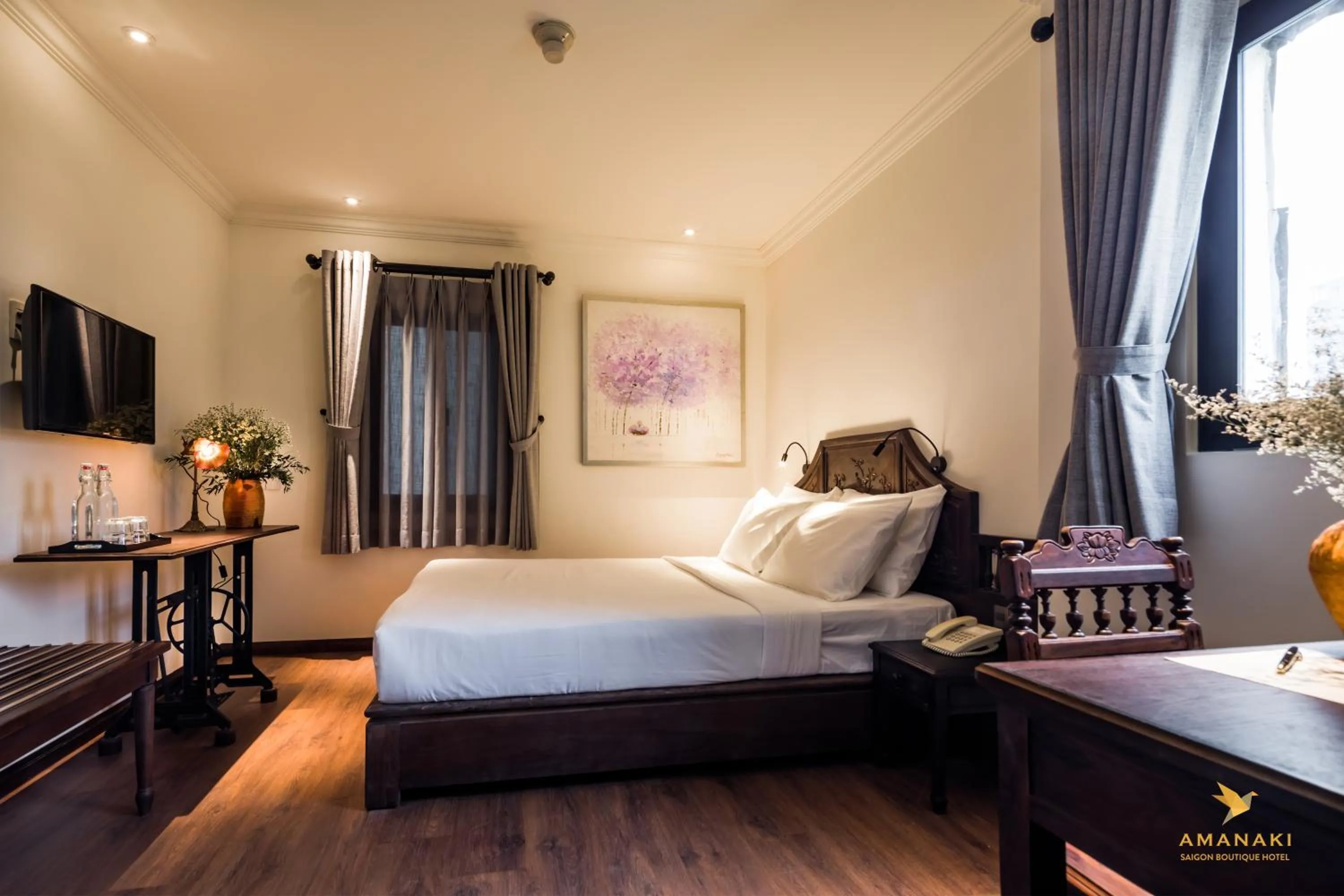 Bedroom, Bed in Amanaki Saigon Boutique Hotel