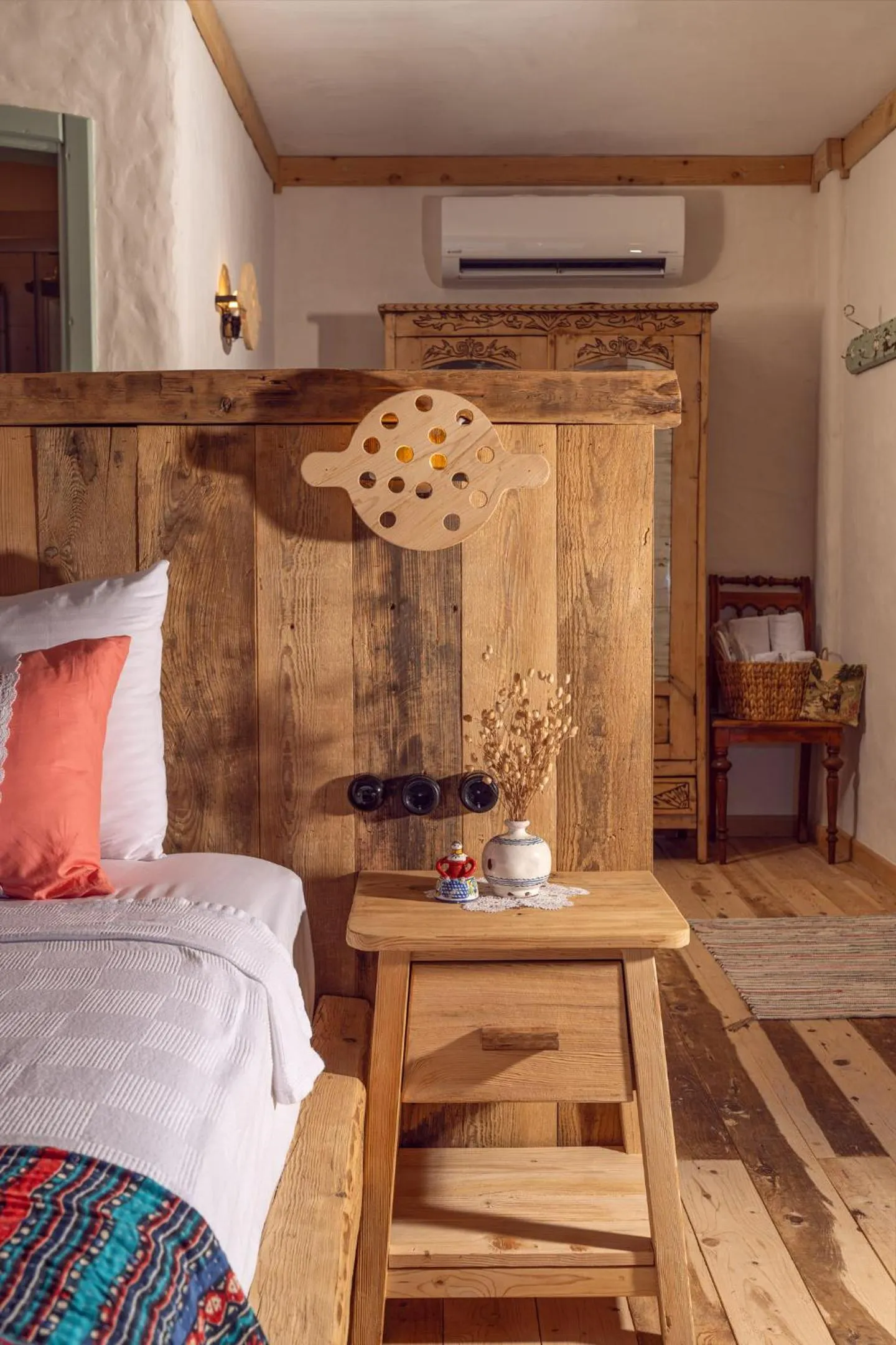 Bed in Fidanka Hotel