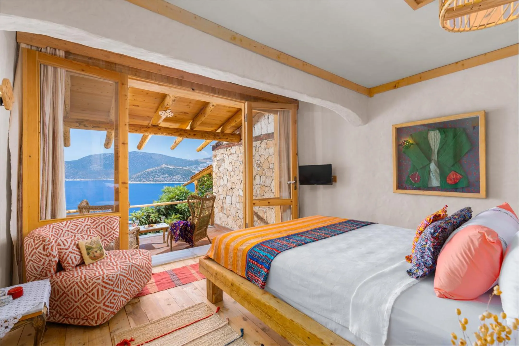 Bed in Fidanka Hotel