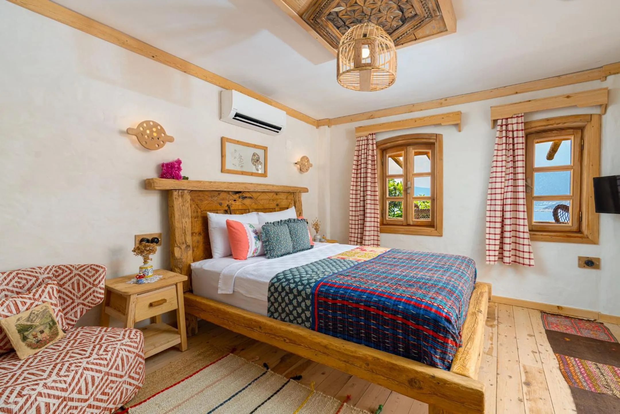 Bed in Fidanka Hotel