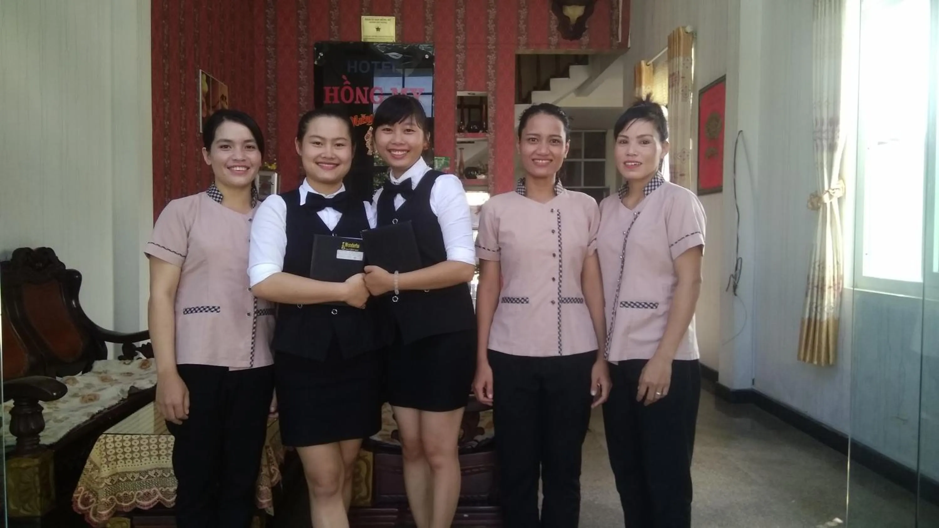 Staff in Hong My Hotel