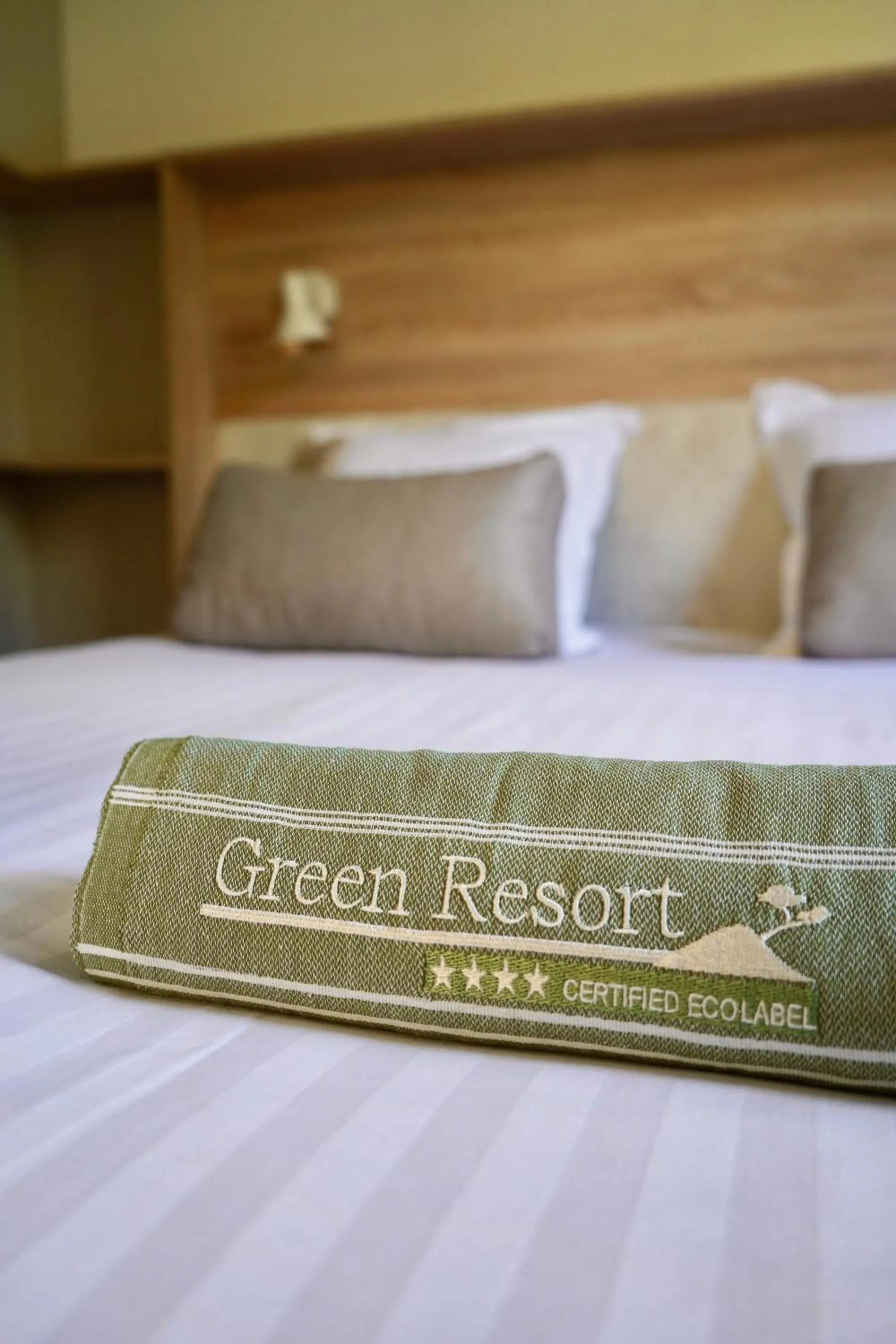 Bed in Green Resort