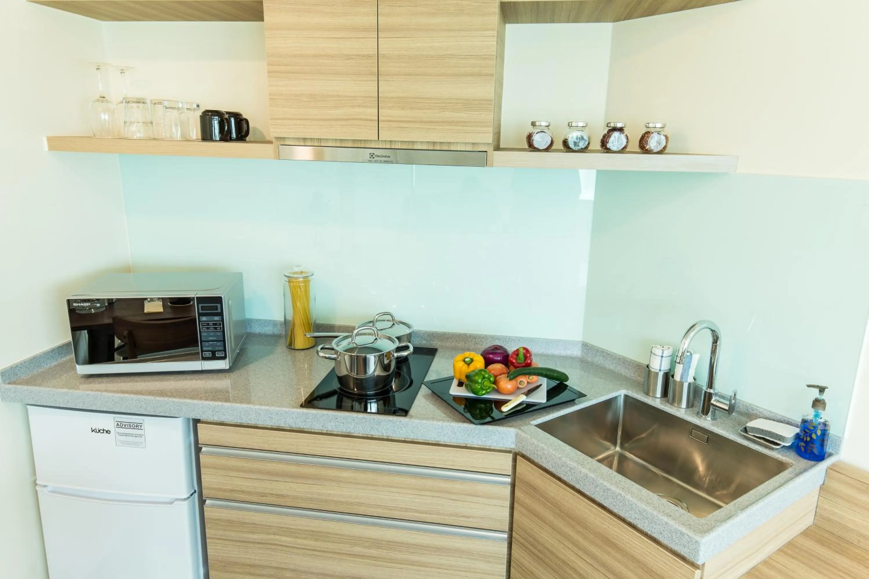 Kitchen or kitchenette in Village Hotel Changi by Far East Hospitality