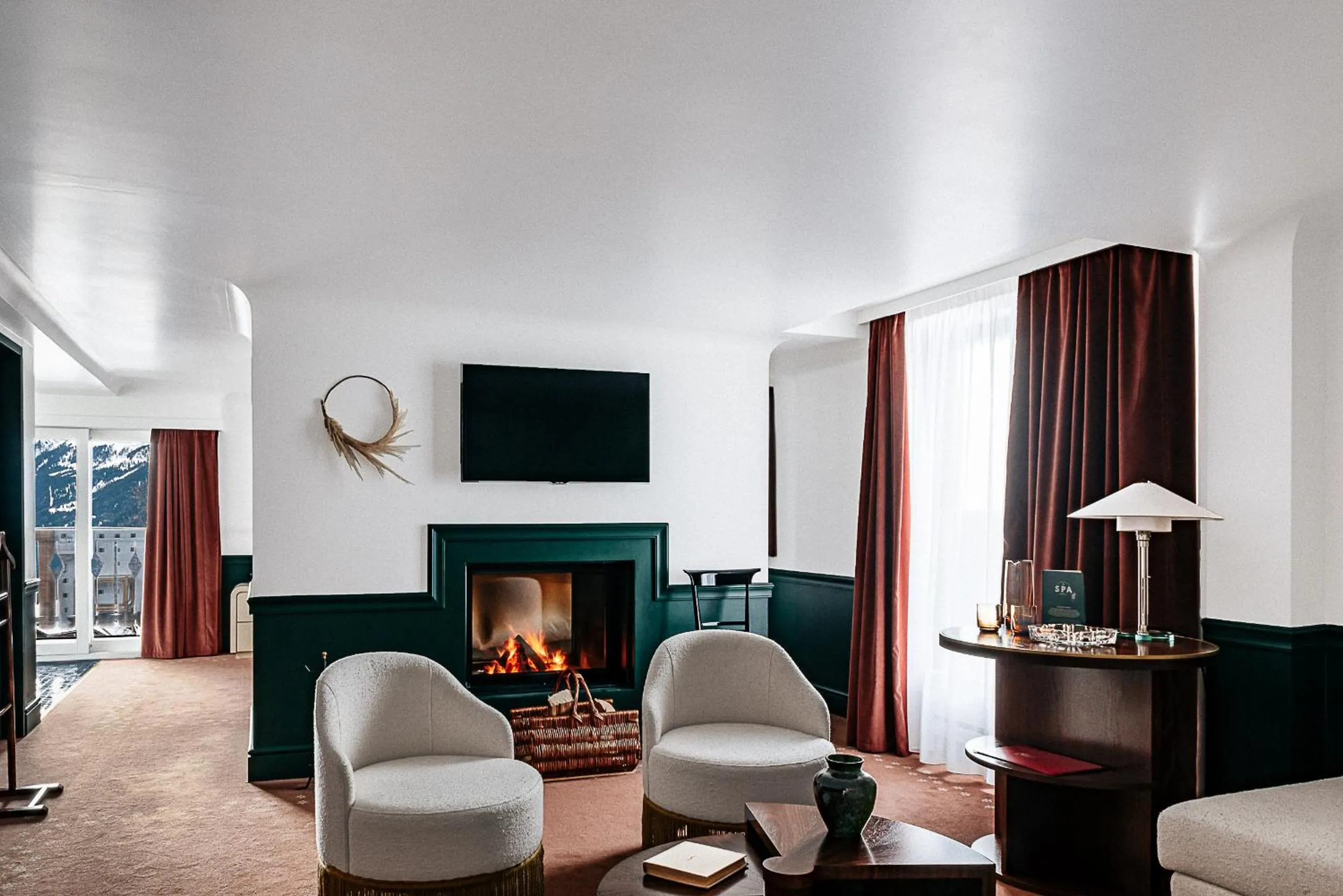 Living room in Experimental Chalet