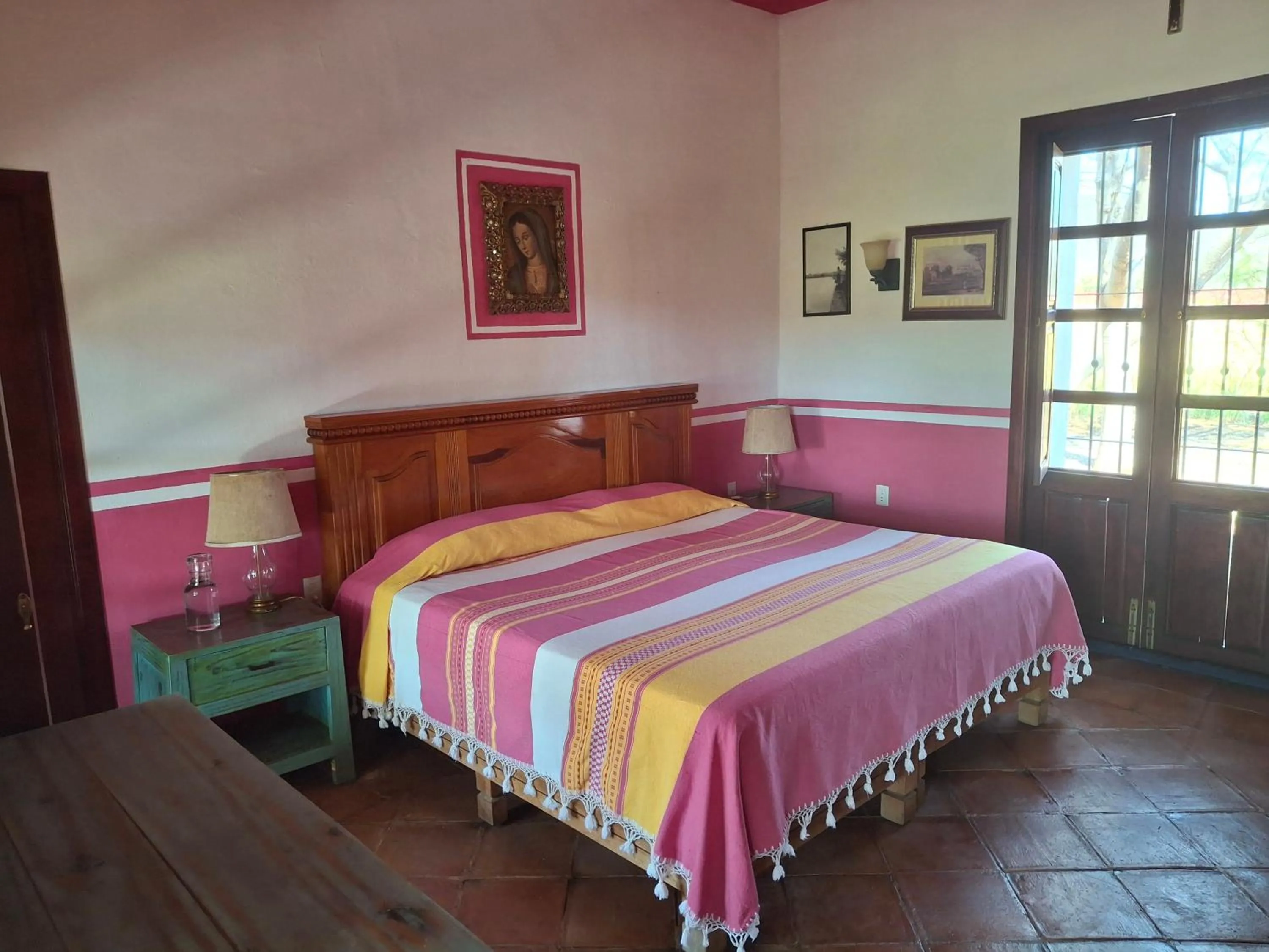 Bed in Hacienda Santa Clara, Morelos, Tenango, Jantetelco