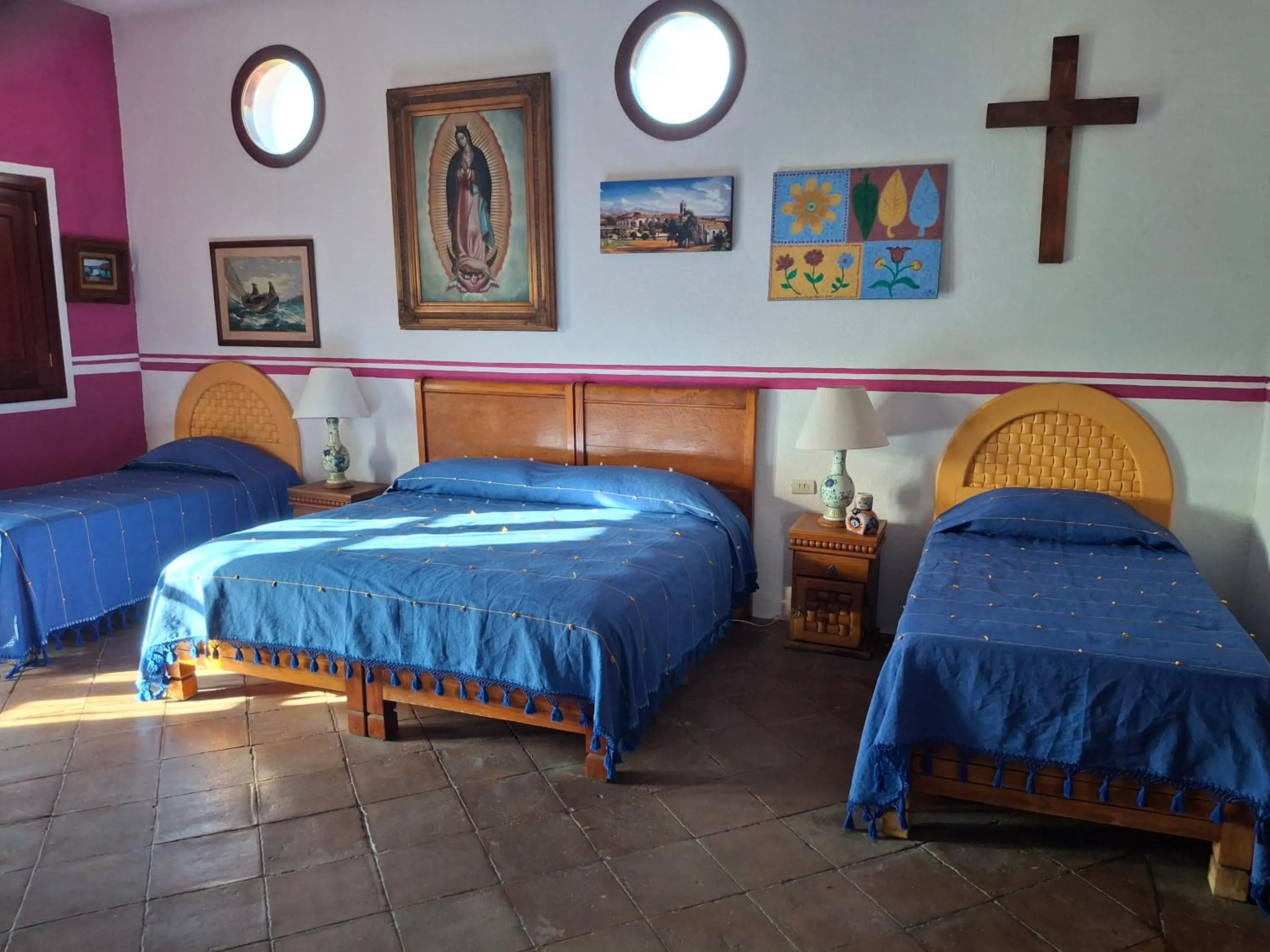 Bed in Hacienda Santa Clara, Morelos, Tenango, Jantetelco