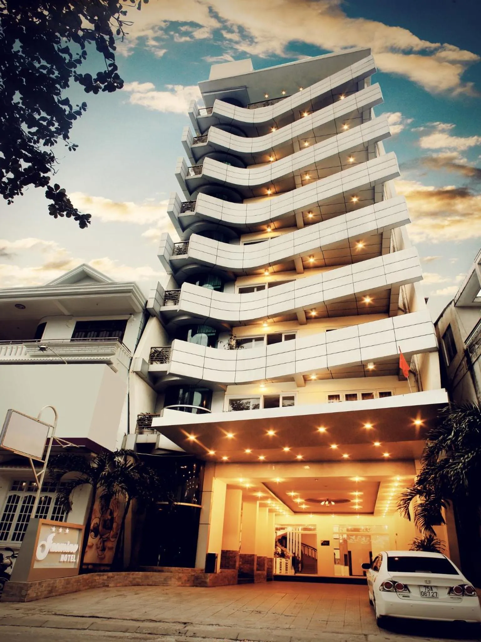 Property building in Cosiana Hue Hotel