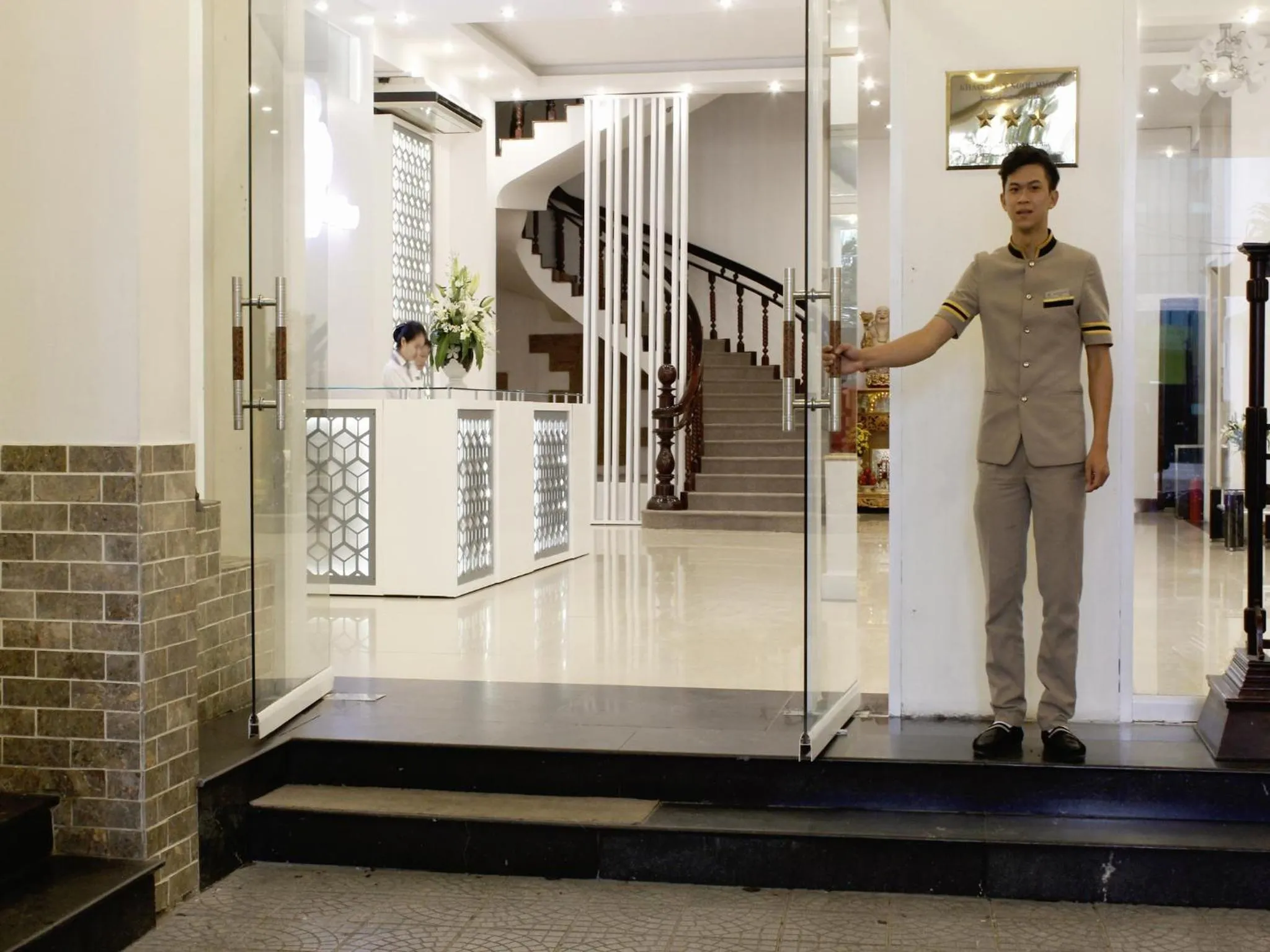 Staff in Cosiana Hue Hotel