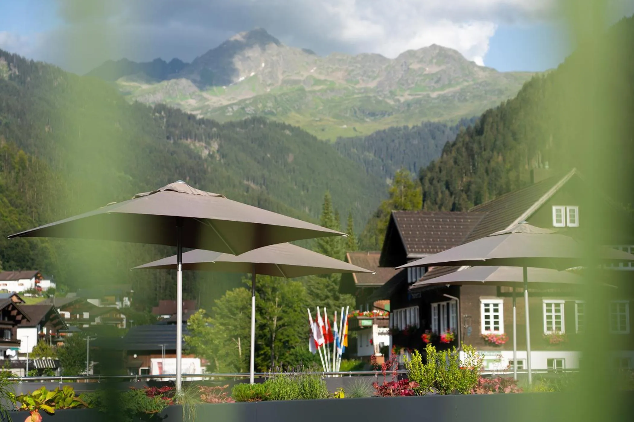 Mountain view in Hotel Bergkristall