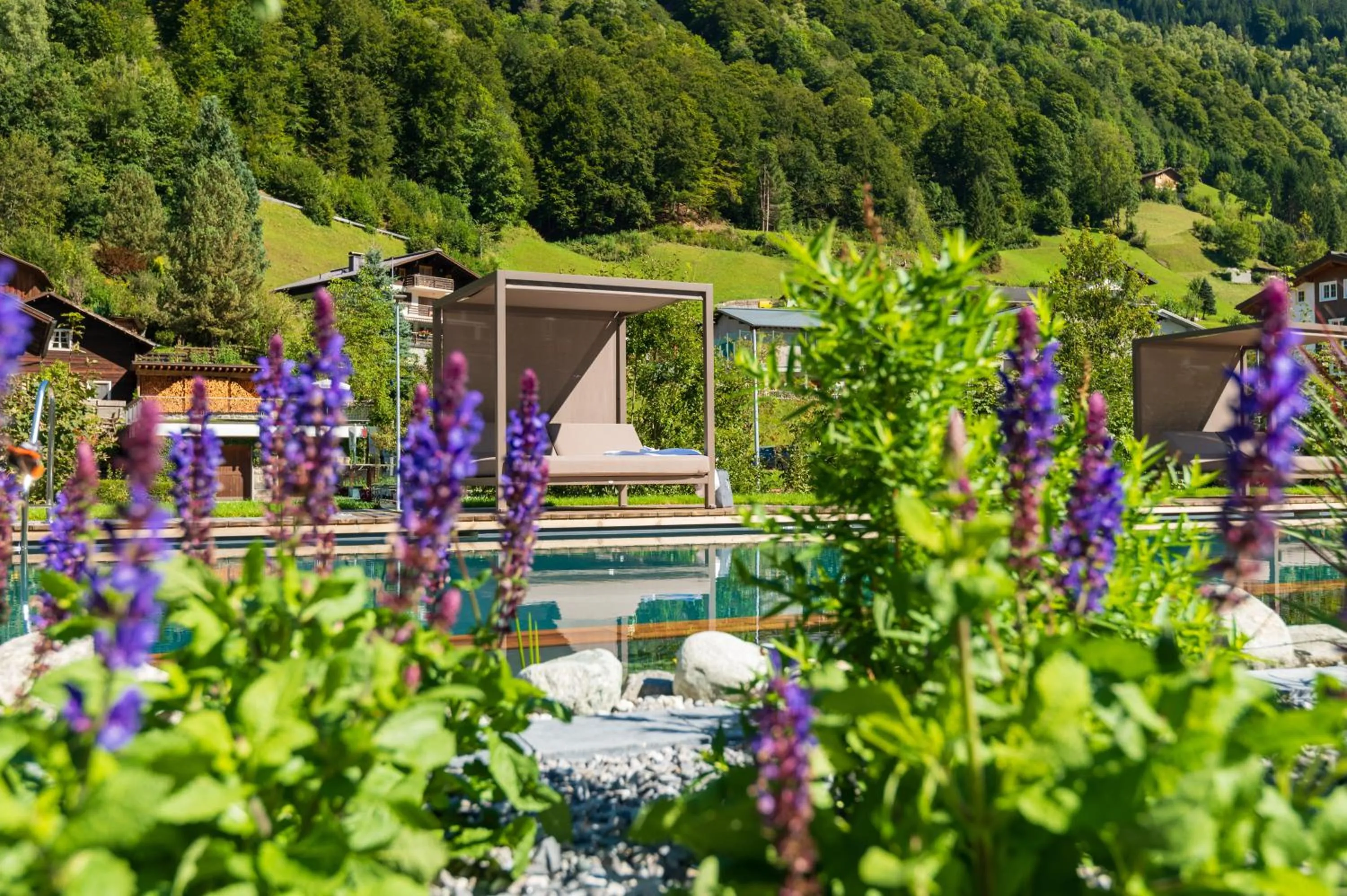 Swimming pool in Hotel Bergkristall