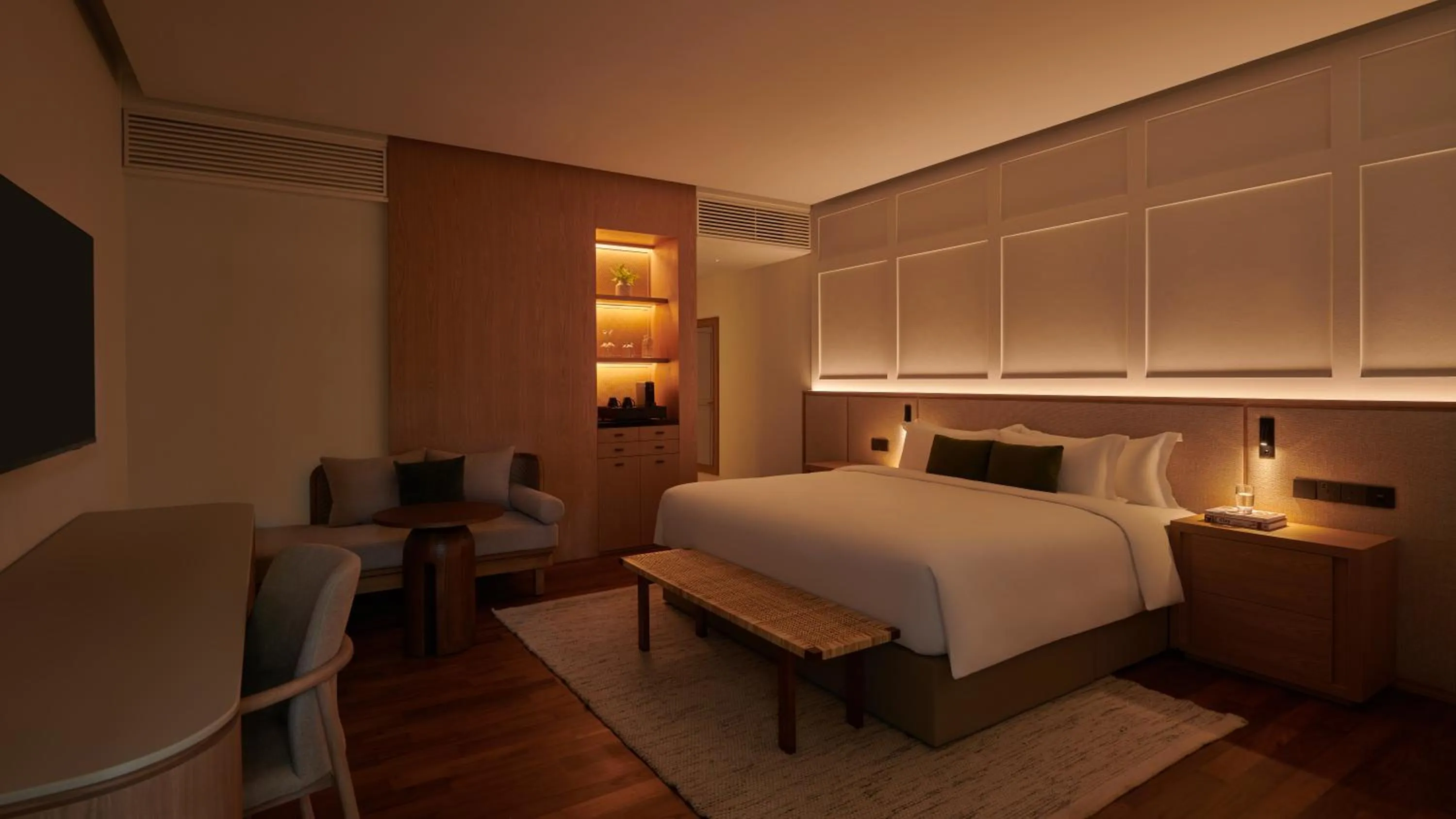 Bed in Amara Sanctuary Sentosa