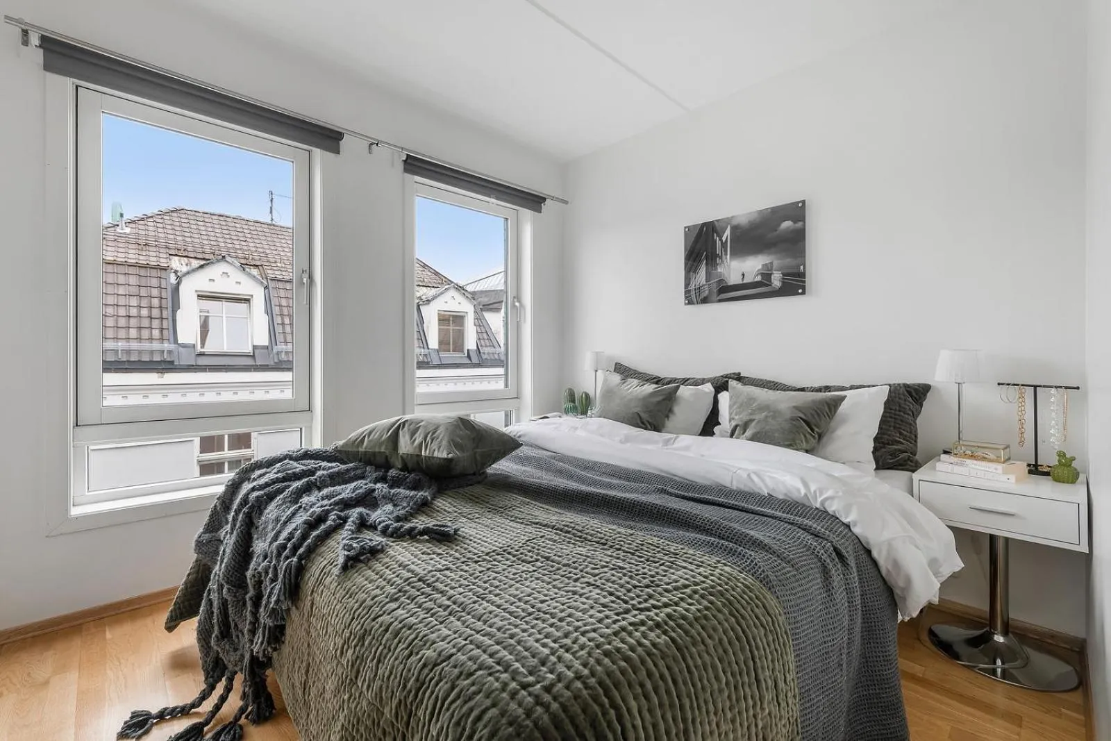 Bed in BJØRVIKA APARTMENTS, Teaterplassen, Oslo city center