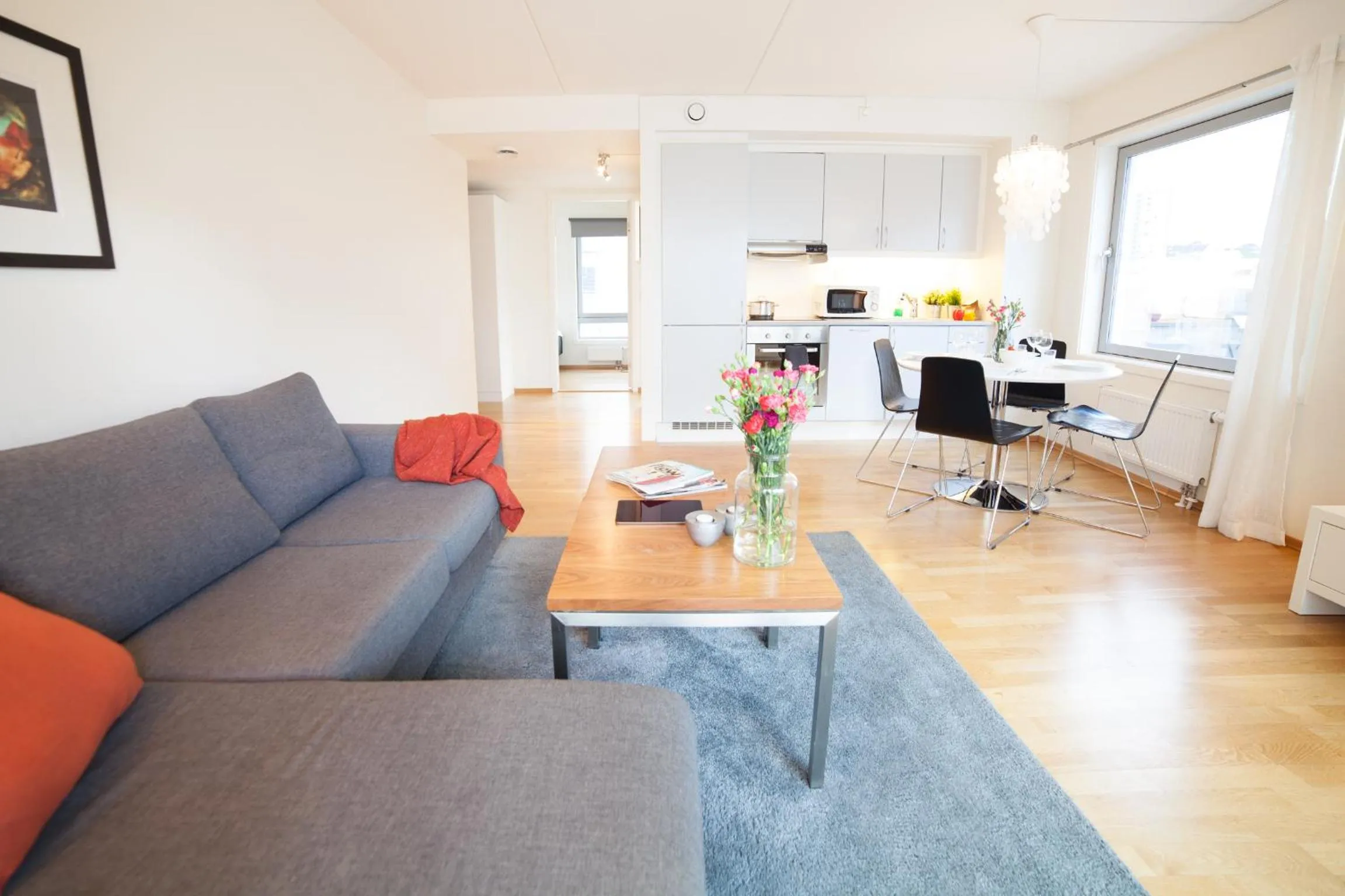 Seating area in BJØRVIKA APARTMENTS, Teaterplassen, Oslo city center
