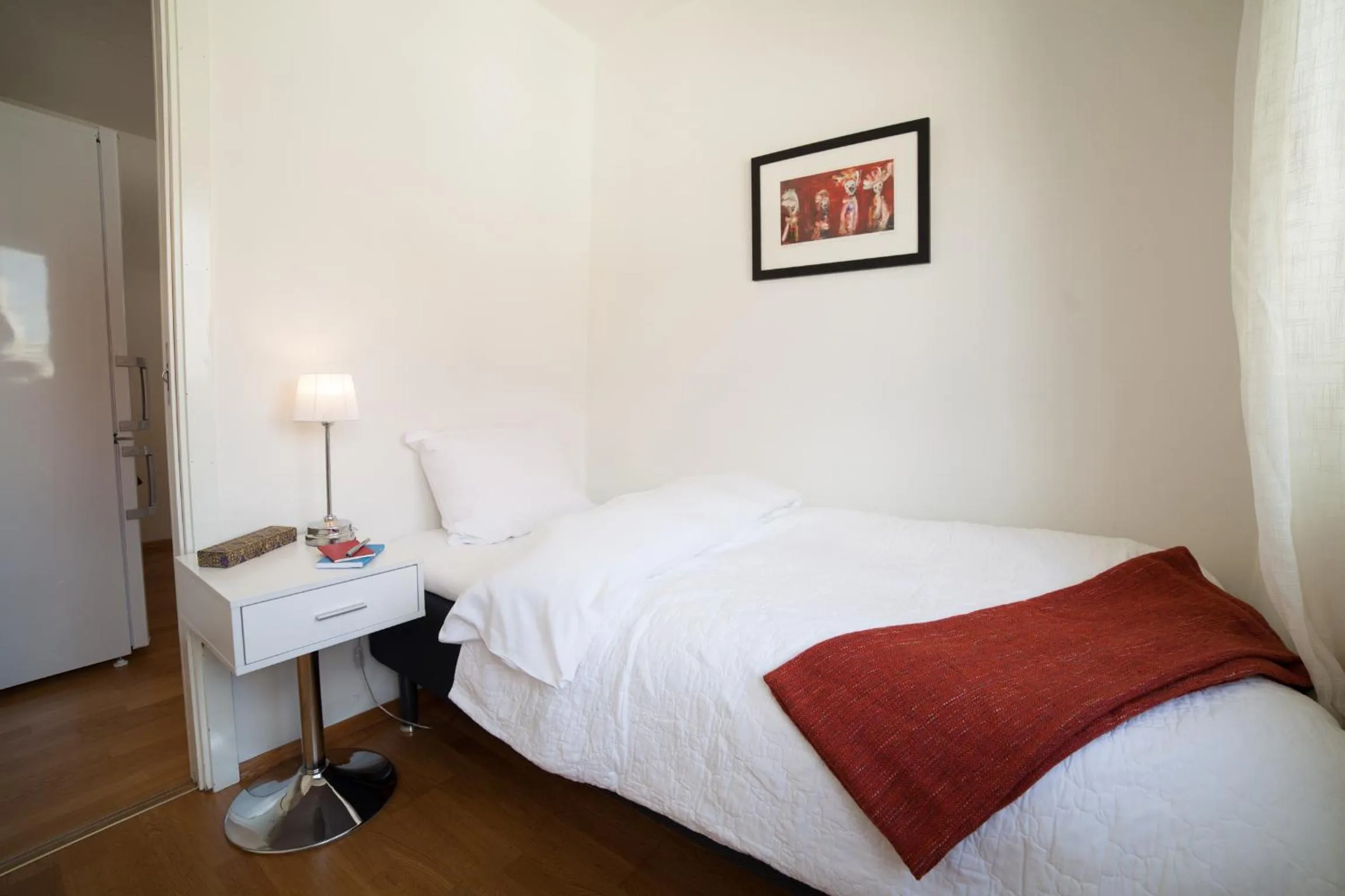 Bed in BJØRVIKA APARTMENTS, Teaterplassen, Oslo city center