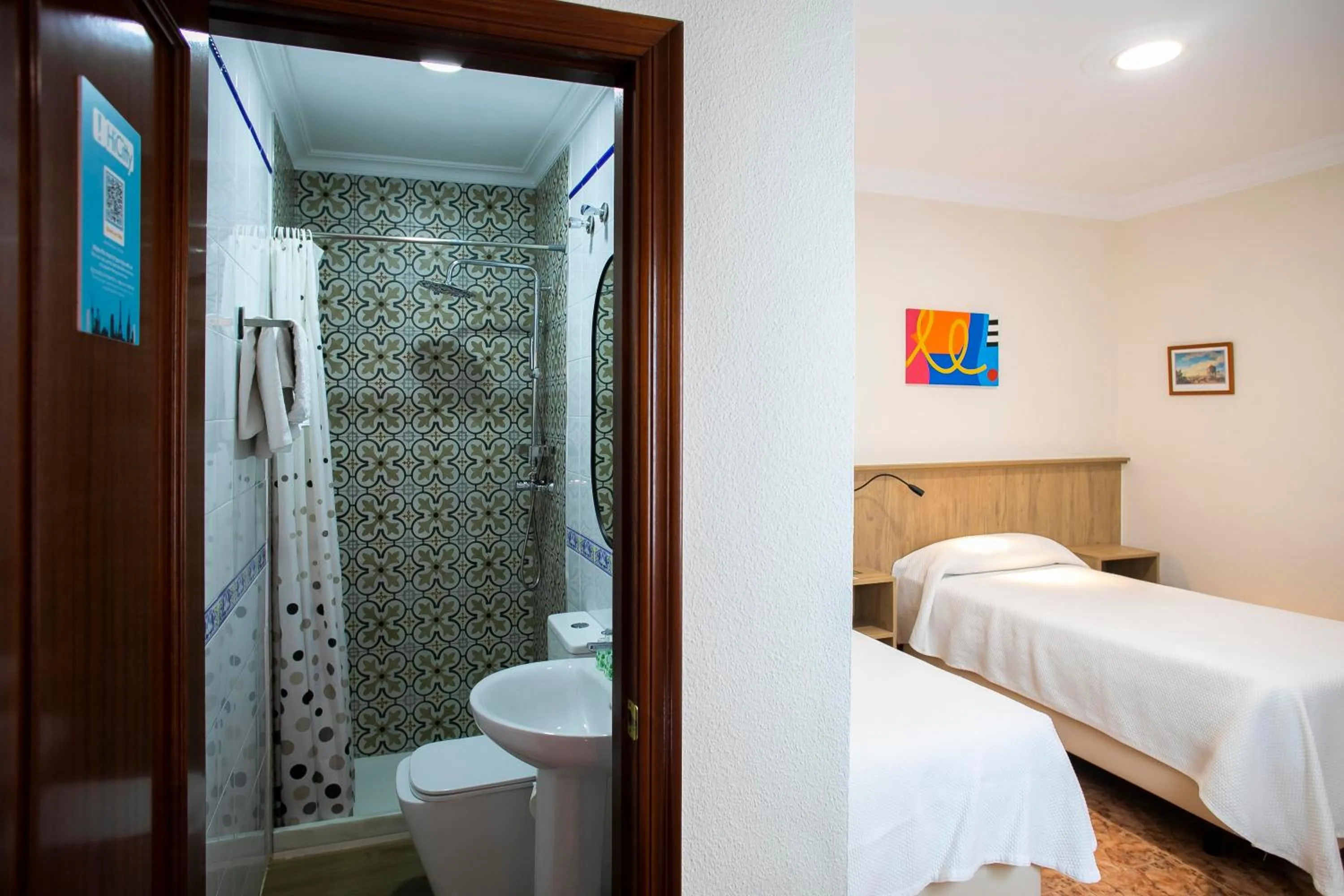 Bed in Pensión Dulces Sueños