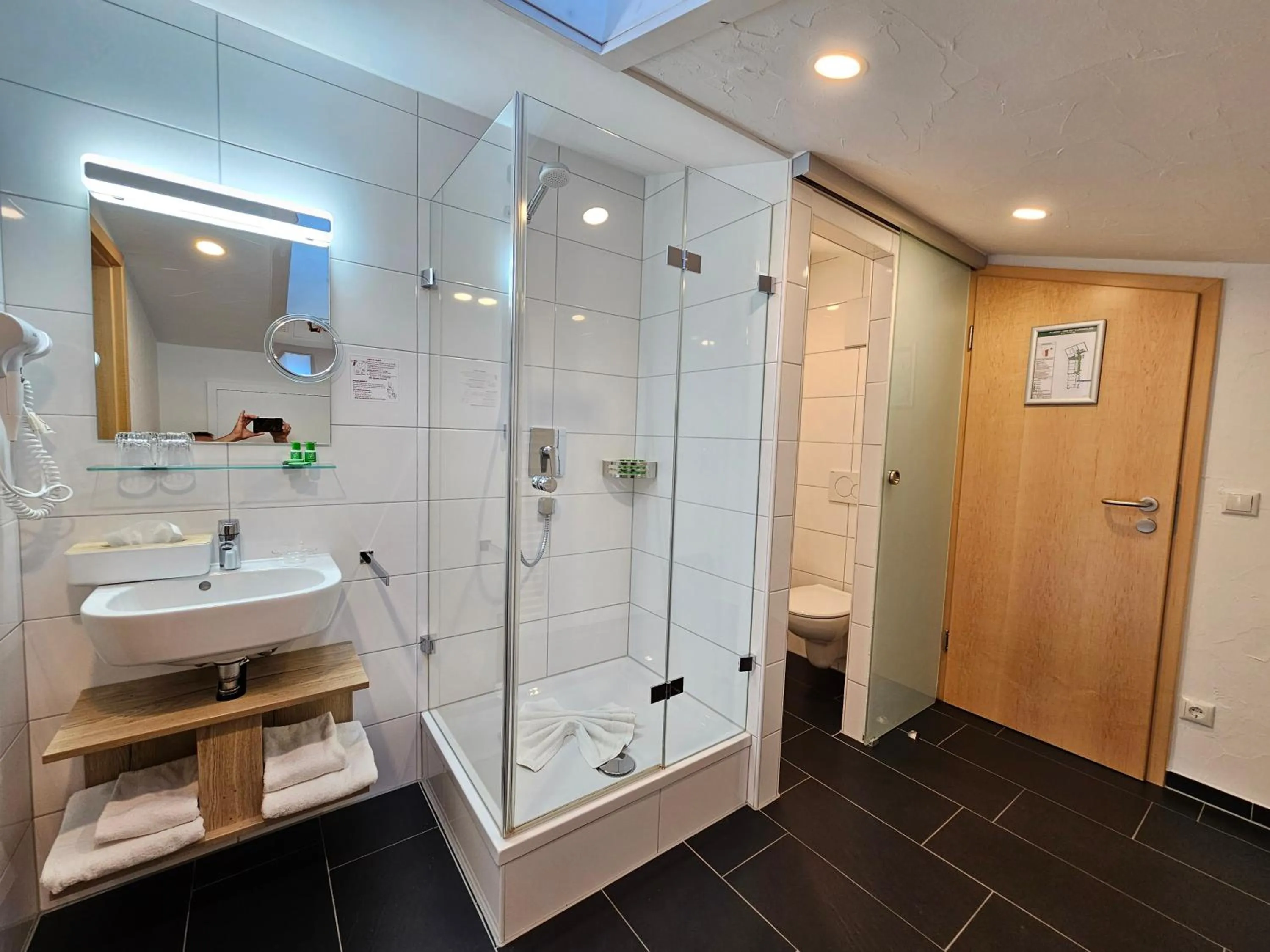 Shower in Naturhotel Café Waldesruhe